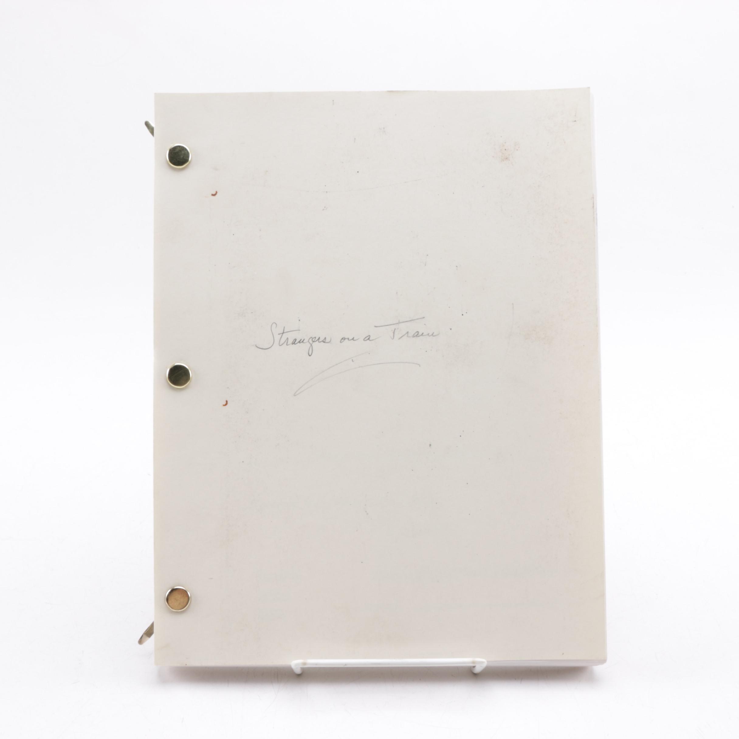 "Strangers on a Train" 1950 Film Script