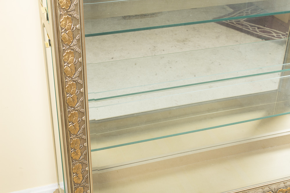 Contemporary Lighted Curio Cabinet