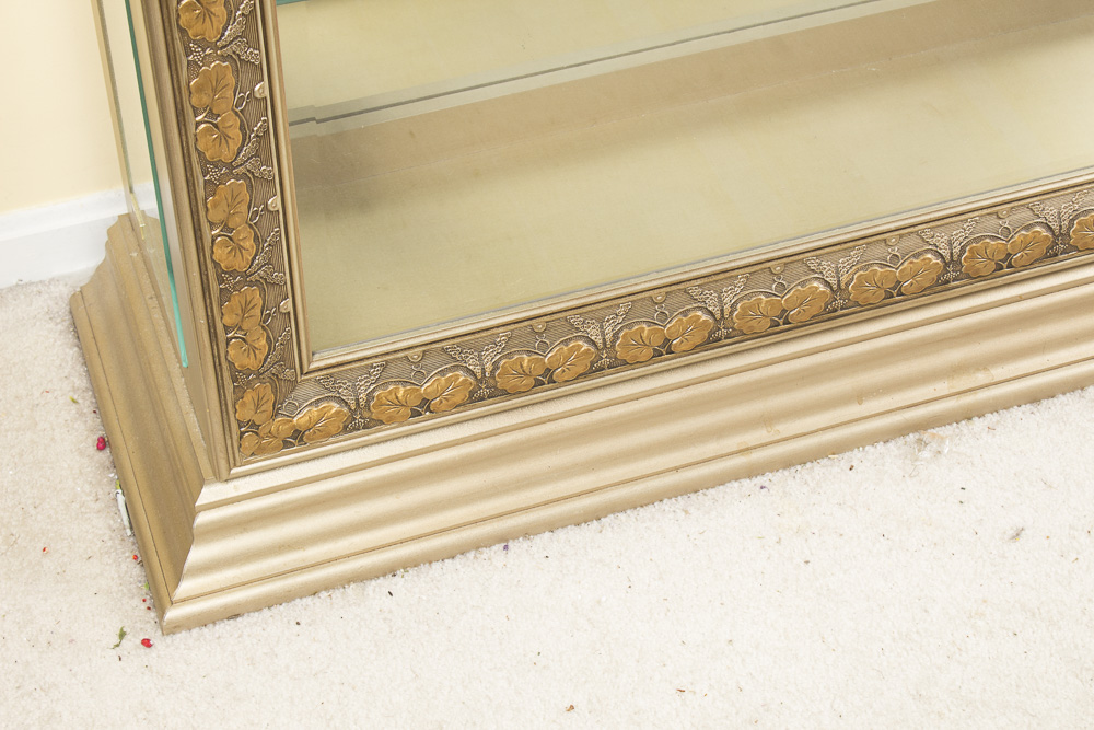 Contemporary Lighted Curio Cabinet