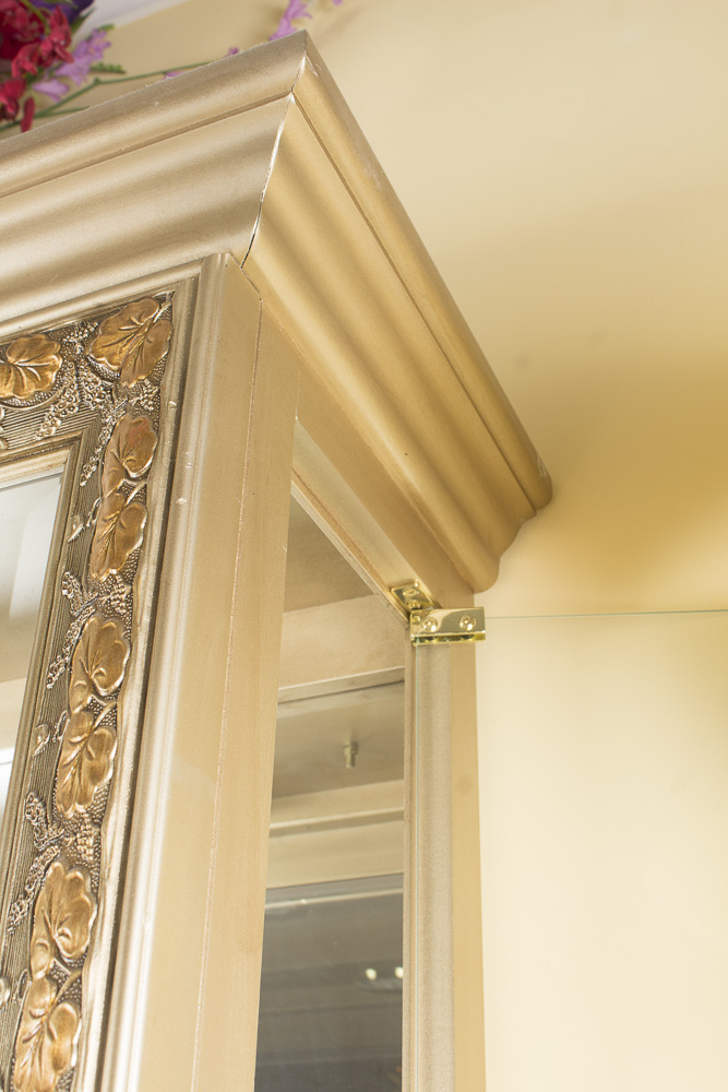 Contemporary Lighted Curio Cabinet