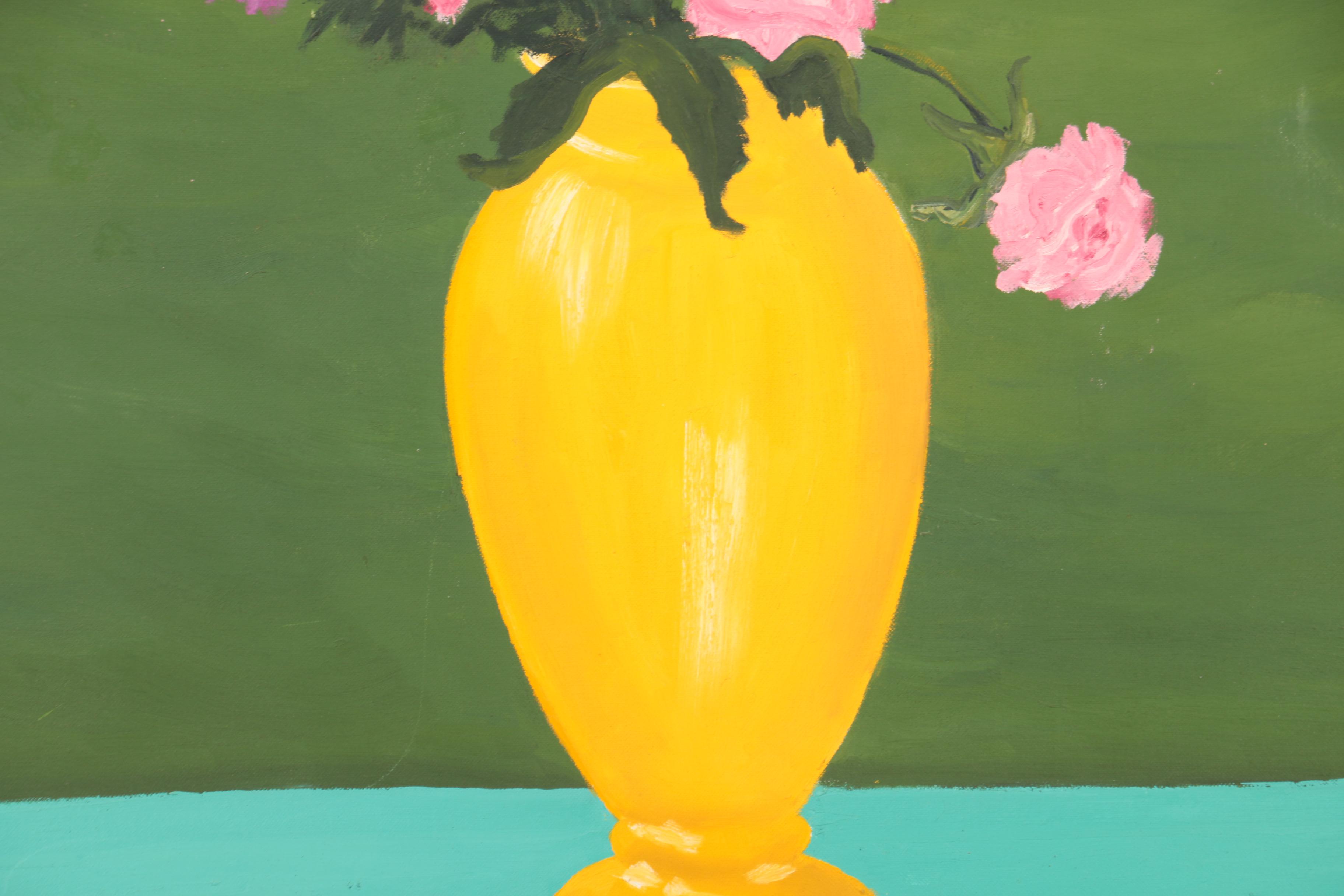 Loomis Vintage Oil Painting of Floral Still Life