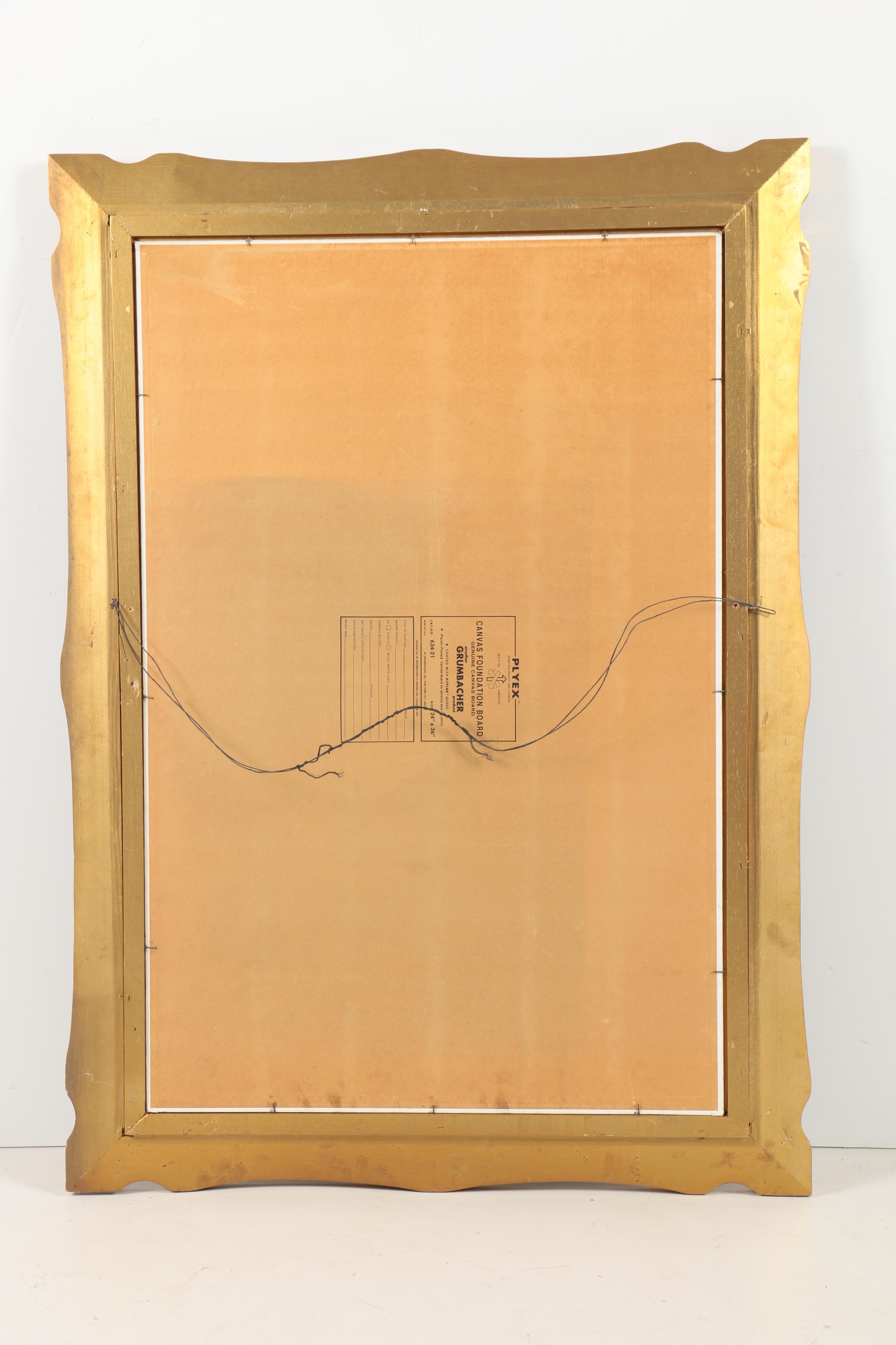 Loomis Vintage Oil Painting of Floral Still Life