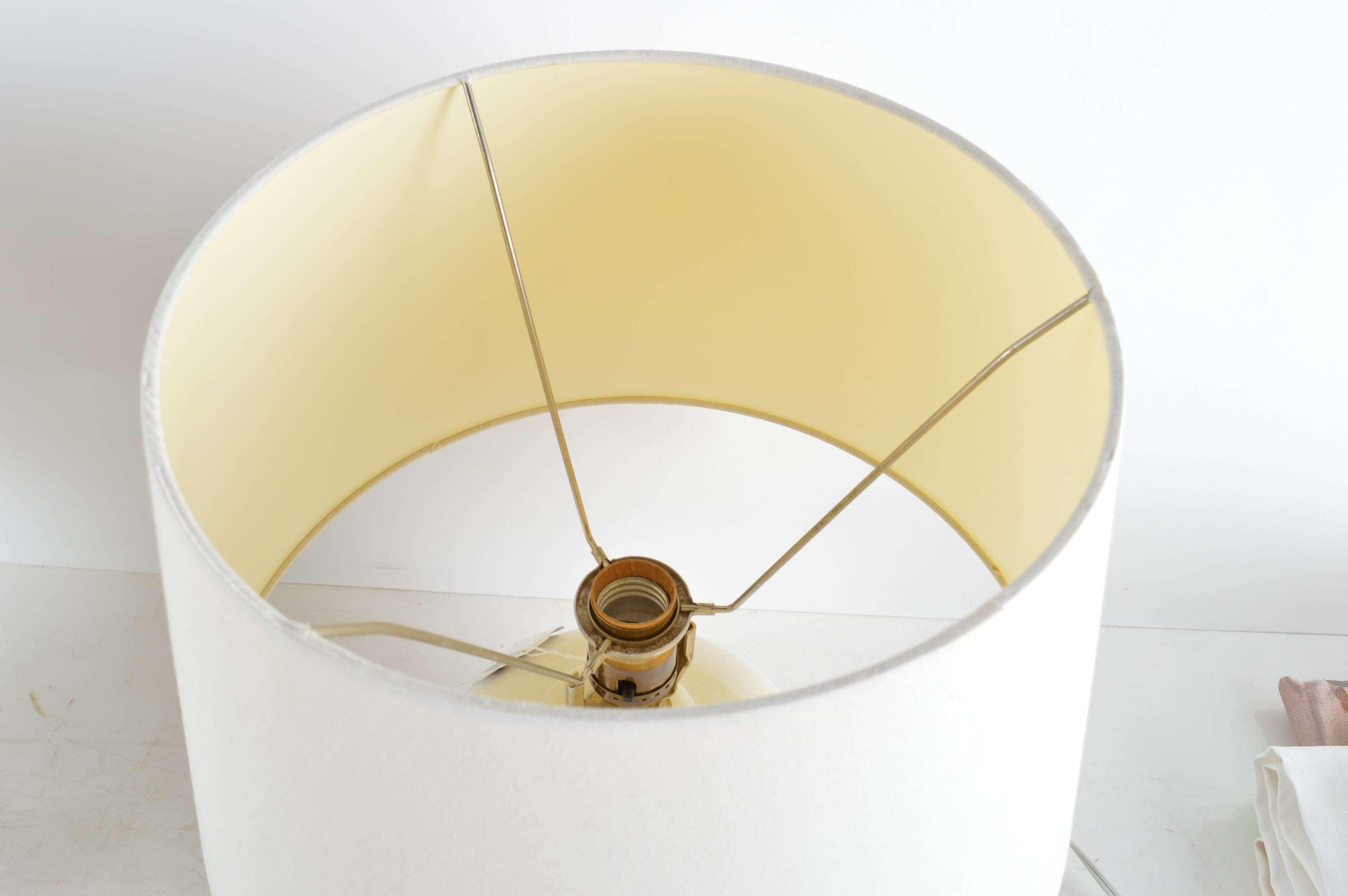 Pair of Cornelison Signed Bybee Pottery Ceramic Table Lamps