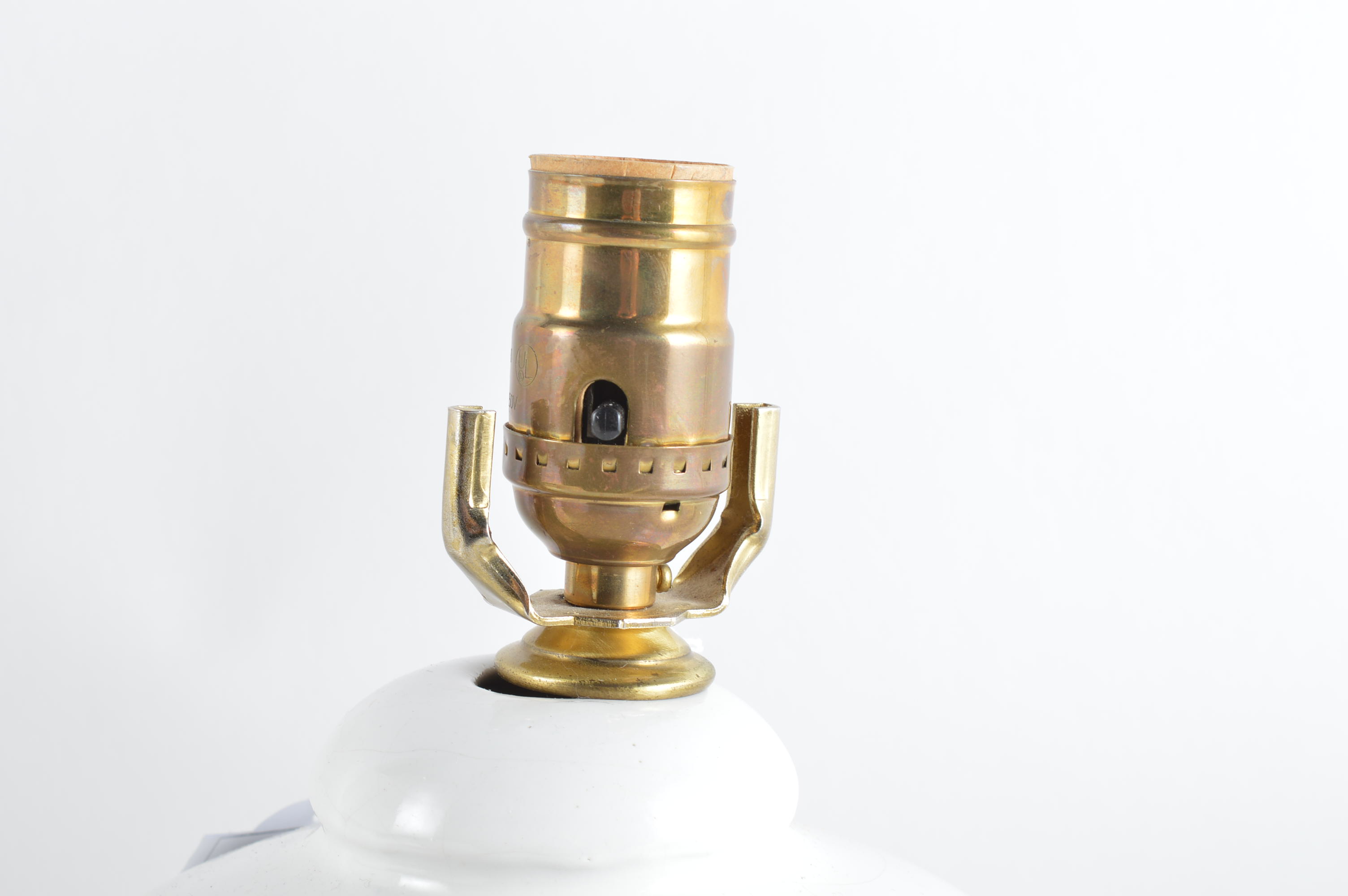 Pair of Cornelison Signed Bybee Pottery Ceramic Table Lamps