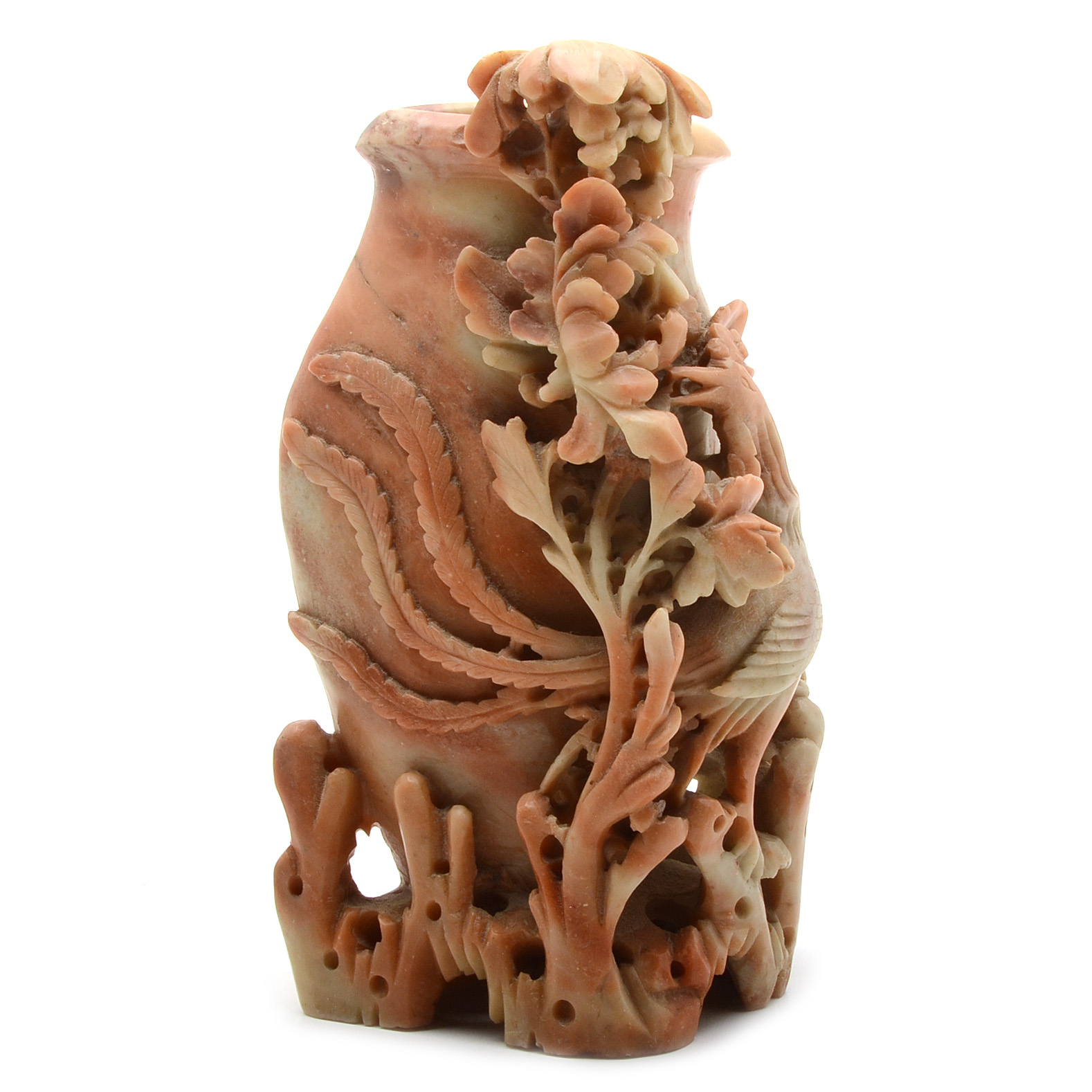 Vintage Carved Stone Vase