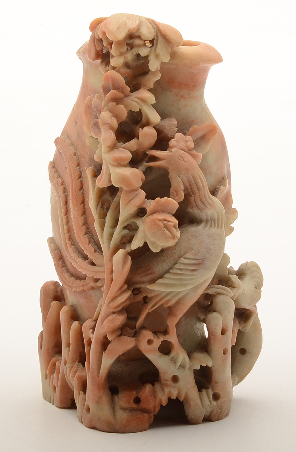 Vintage Carved Stone Vase