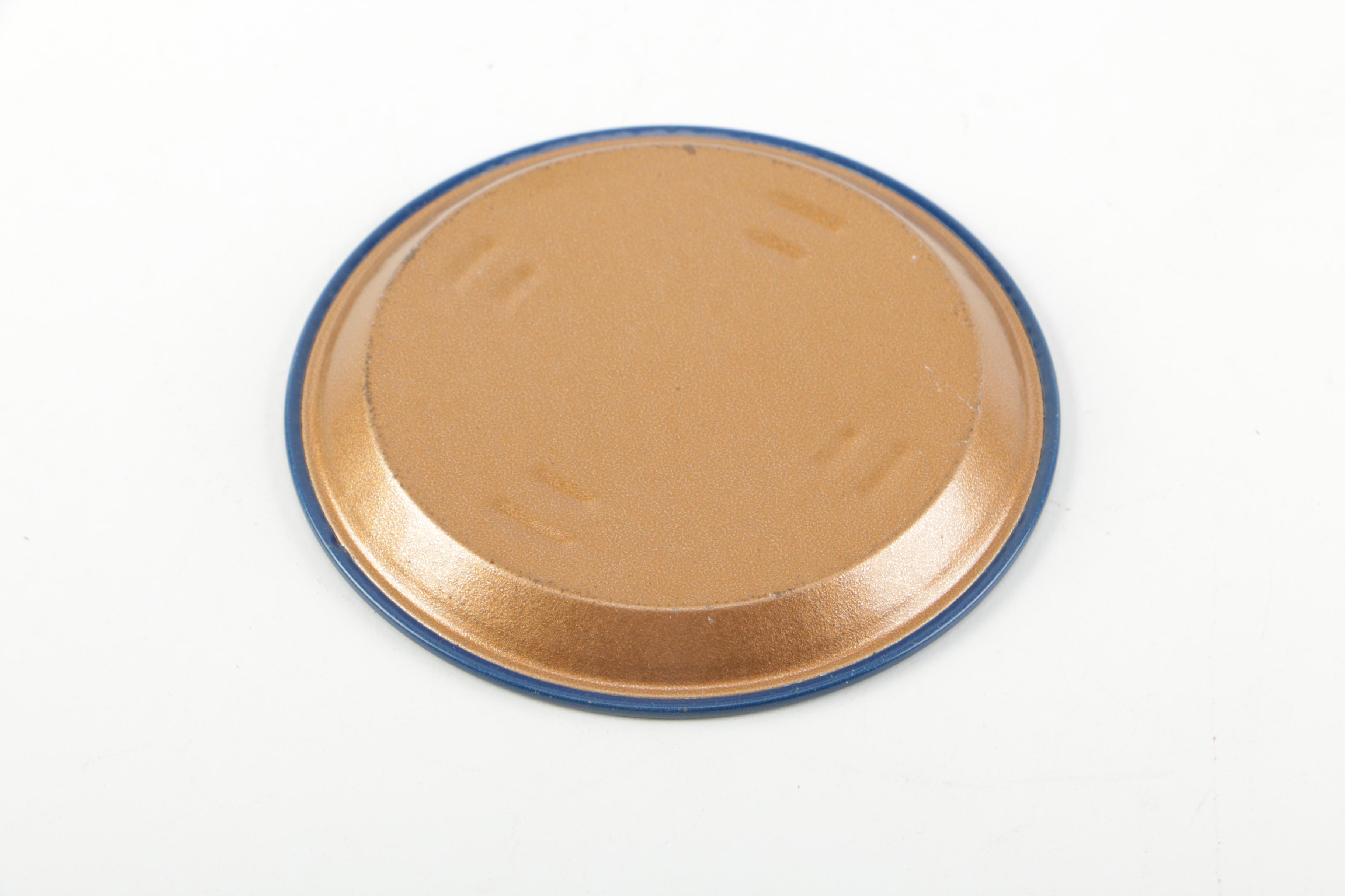 Vintage Gil Hodges New York Mets Metal Coaster