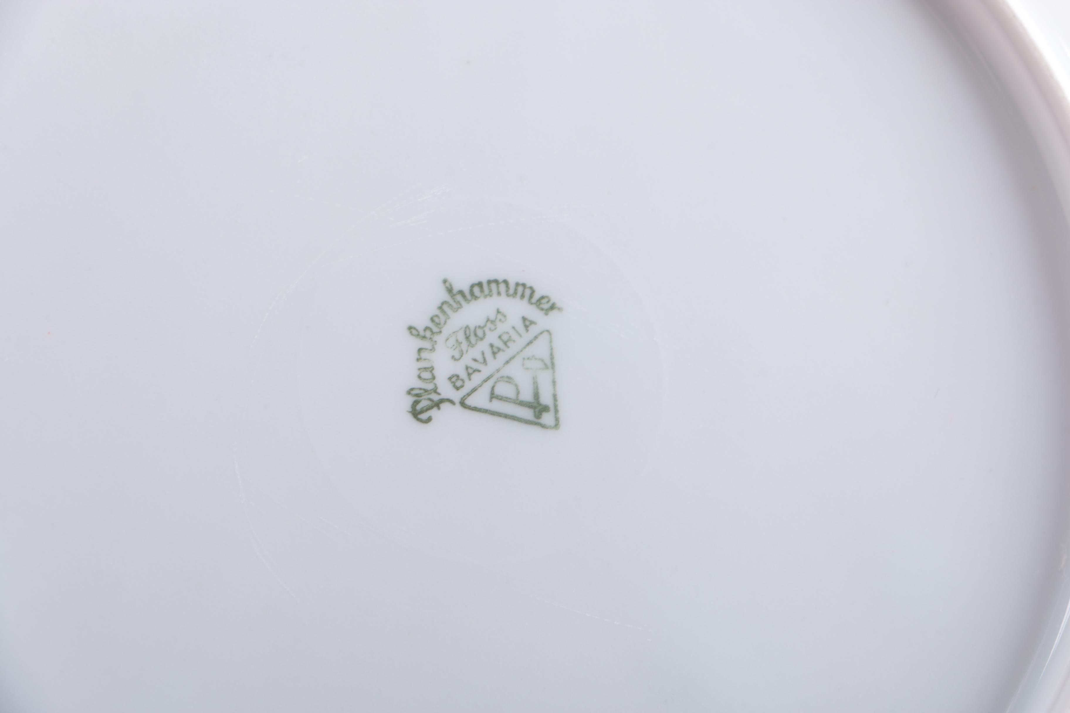 Vintage Plankenhammer Floss Porcelain Place Setting