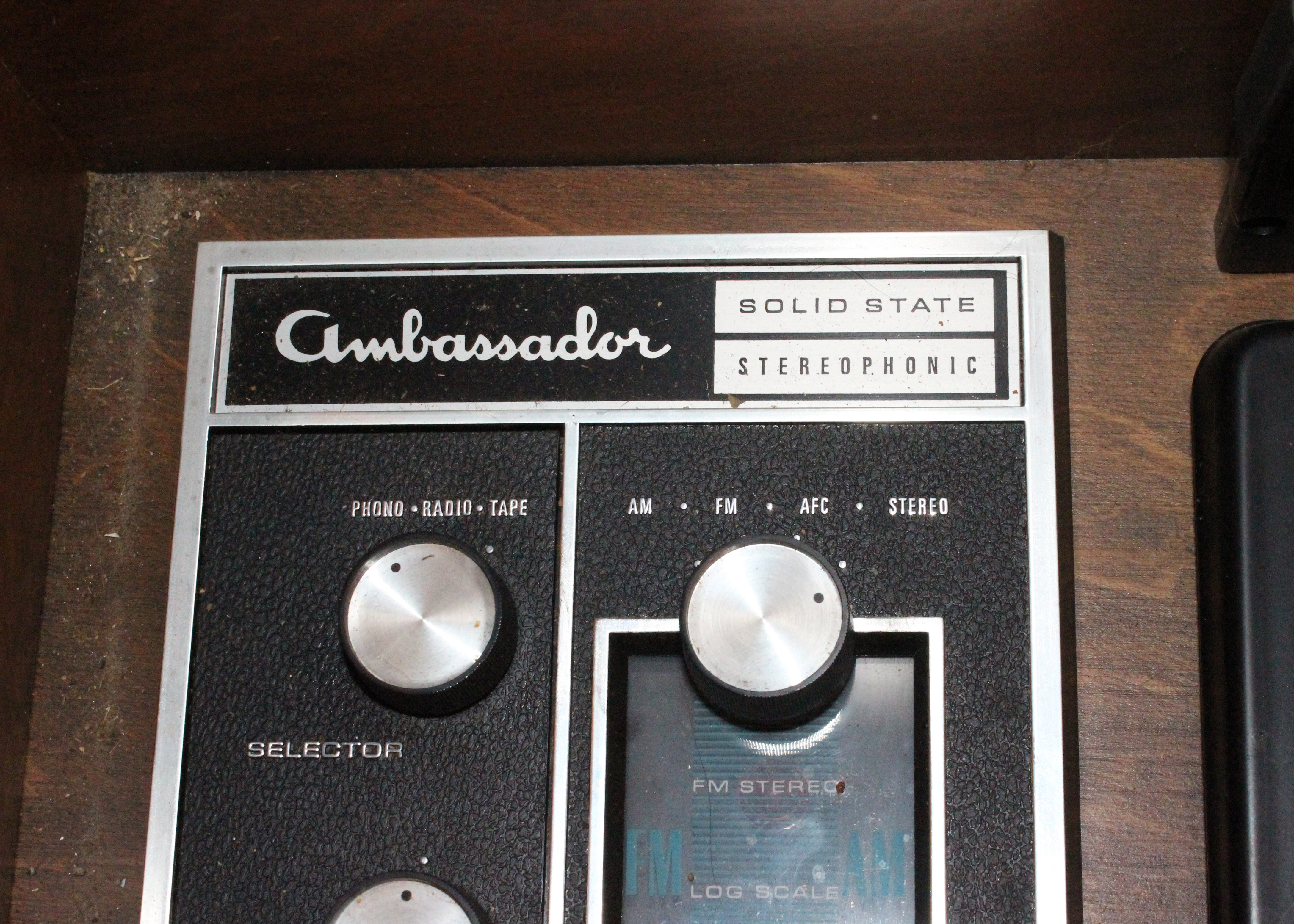 Vintage Ambassador Radio and Turntable Console