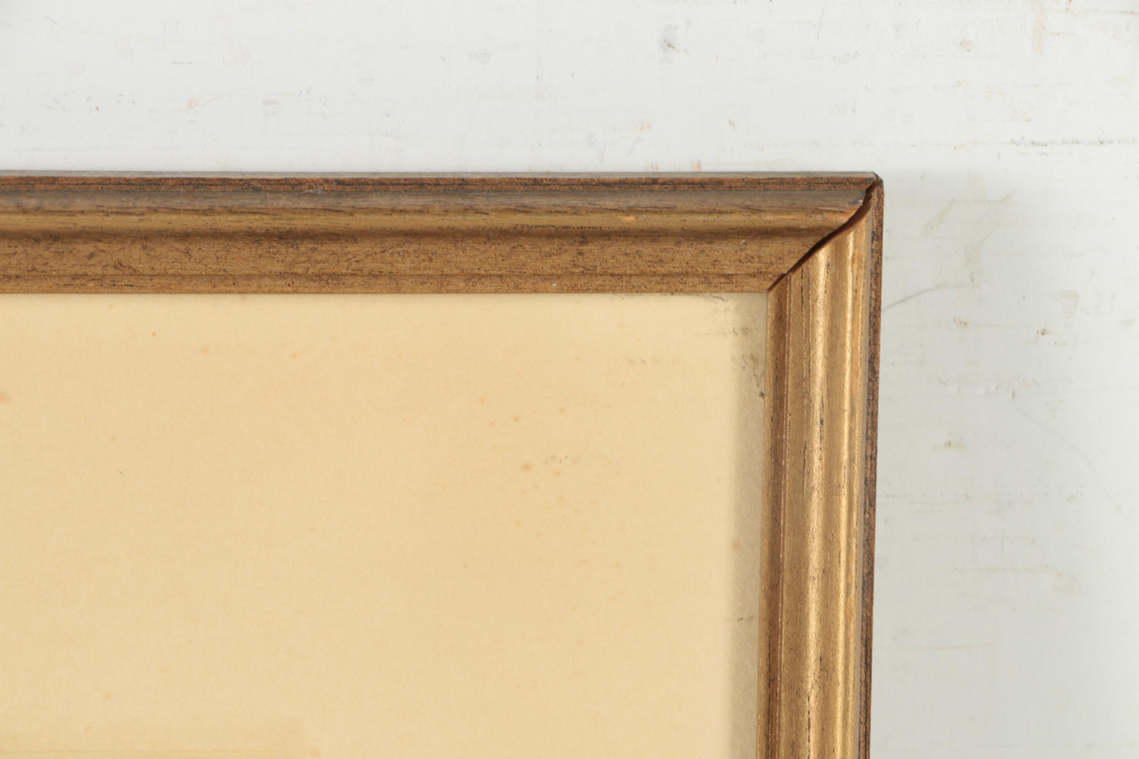 Hand Colored Etching "Regensburg Dom"