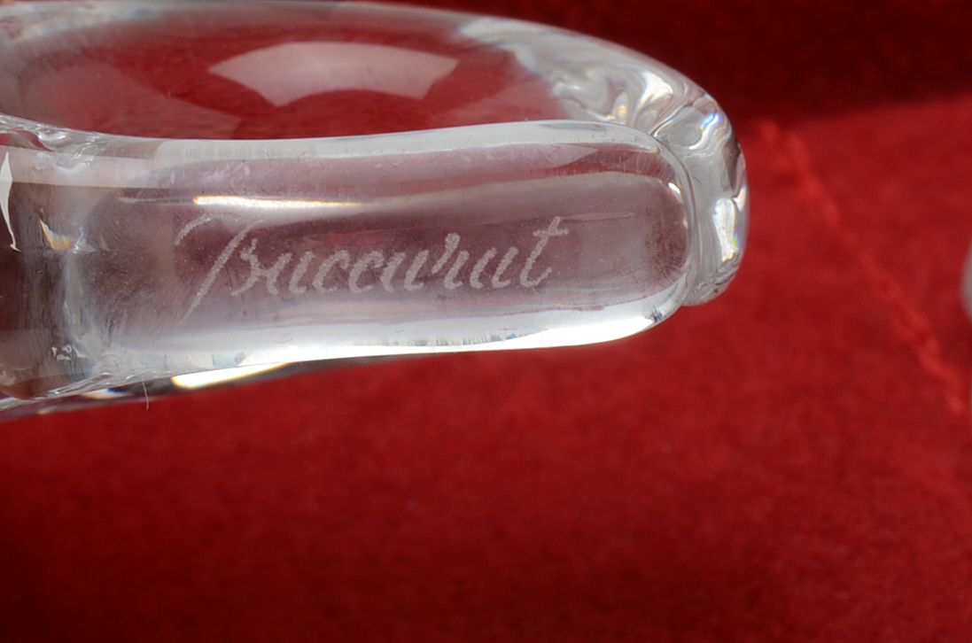 Pair of Baccarat "Claire" Crystal Earrings