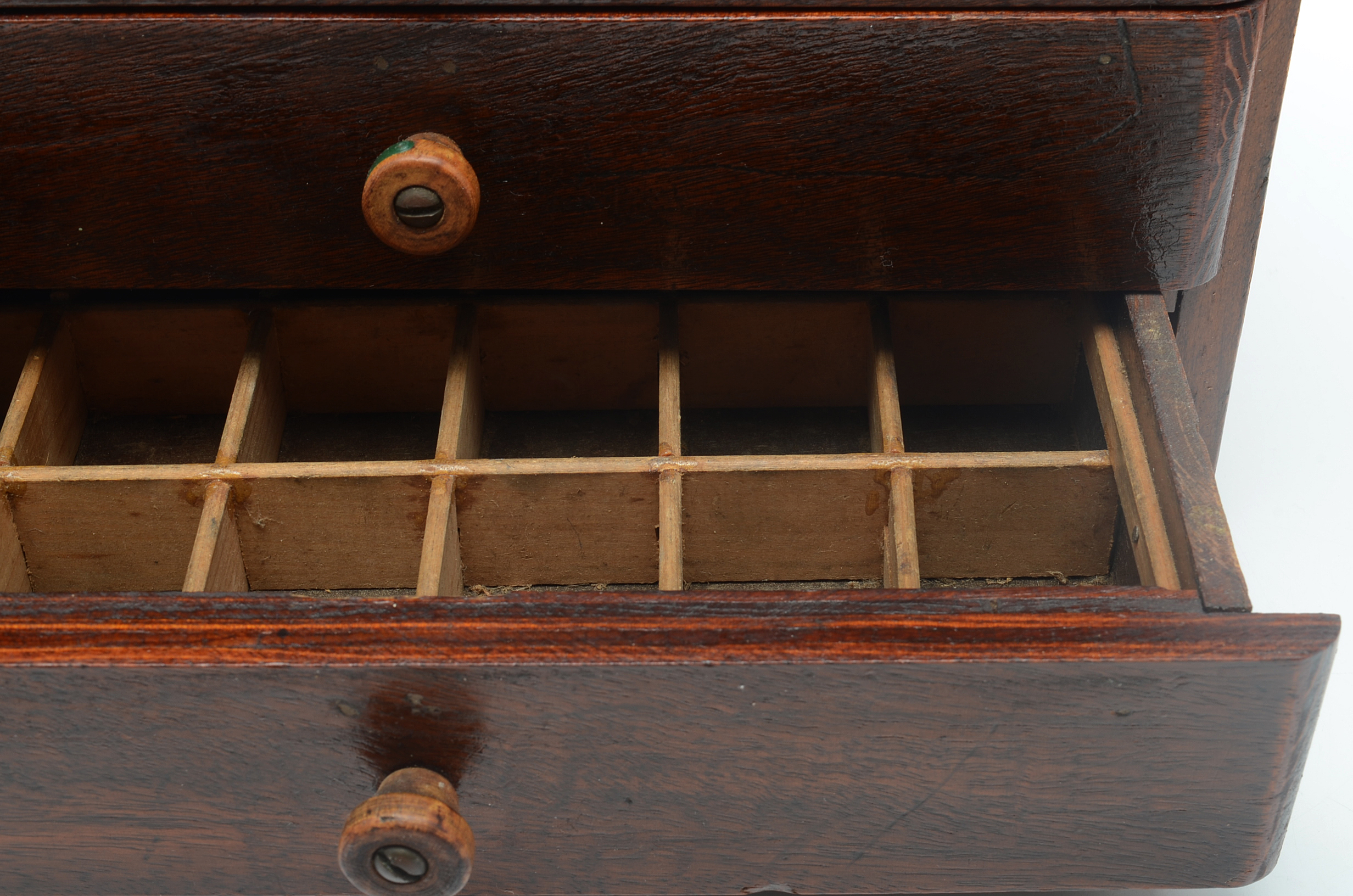 Two Vintage Countertop Jewelry Cabinets