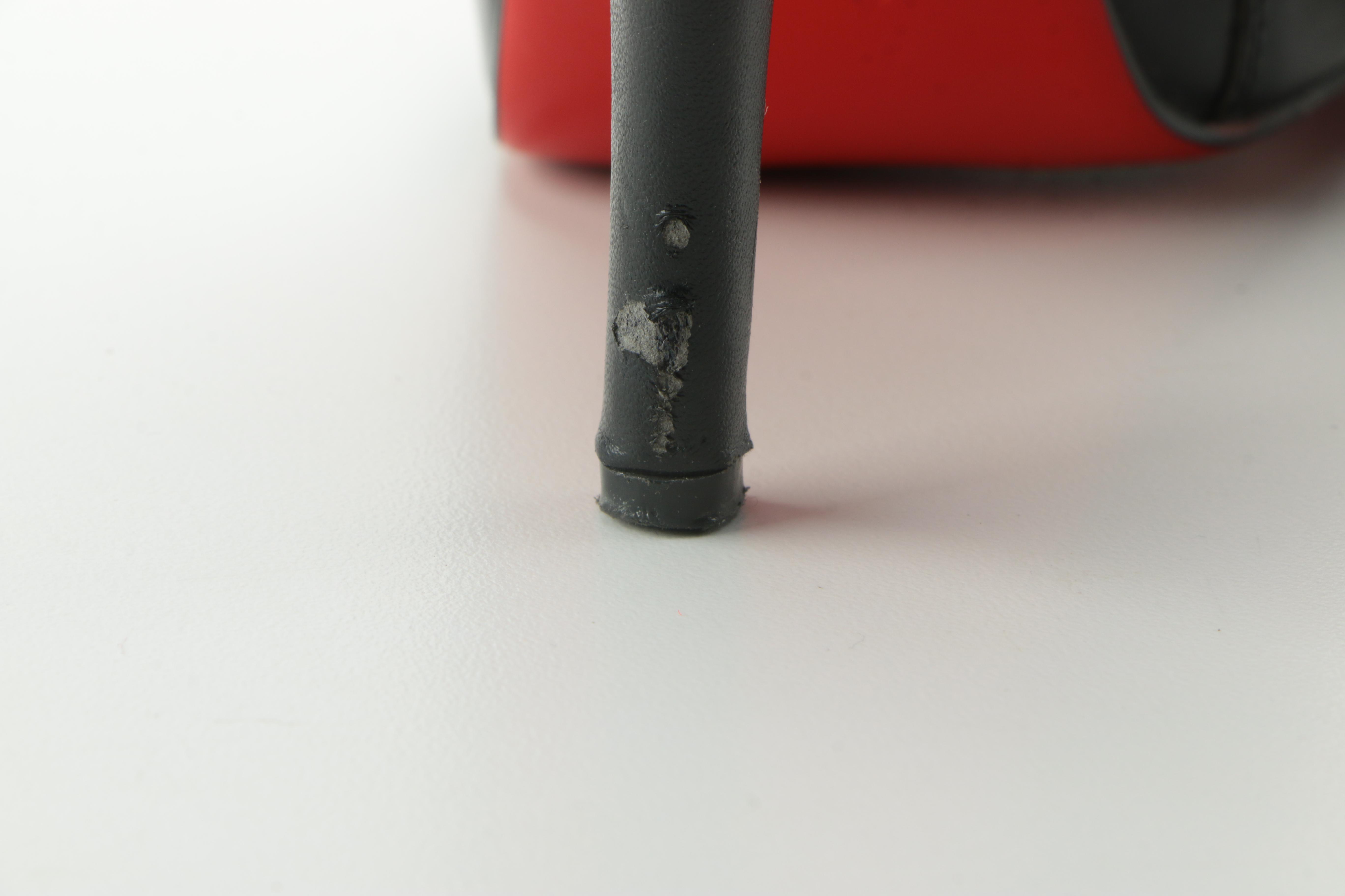 Christian Louboutin Leather Studded Thigh High Boots