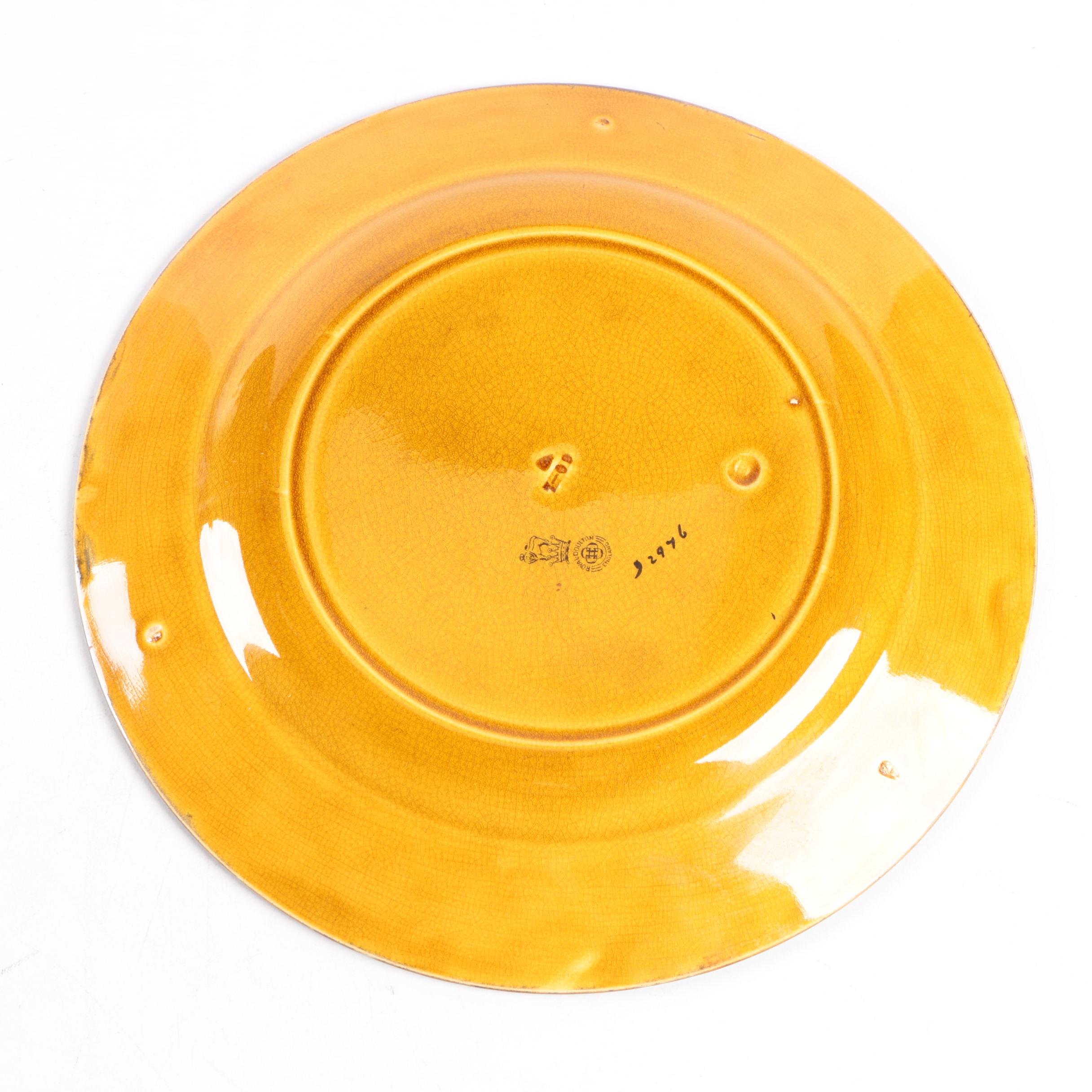 Early 20th Century Royal Doulton and Vintage Norman Rockwell Plates