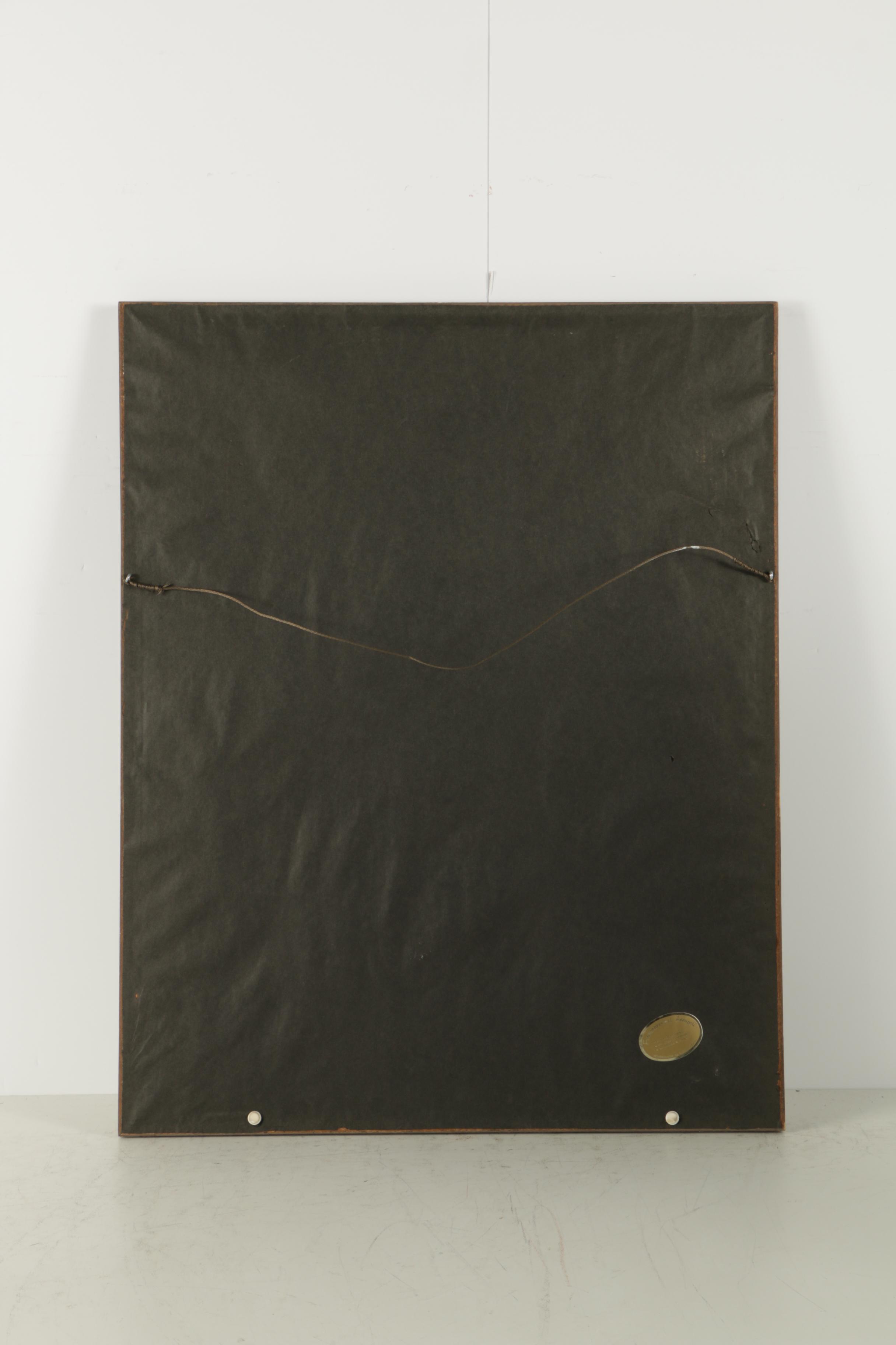 David Morehead Lithograph "Harvest of the Chesapeake"