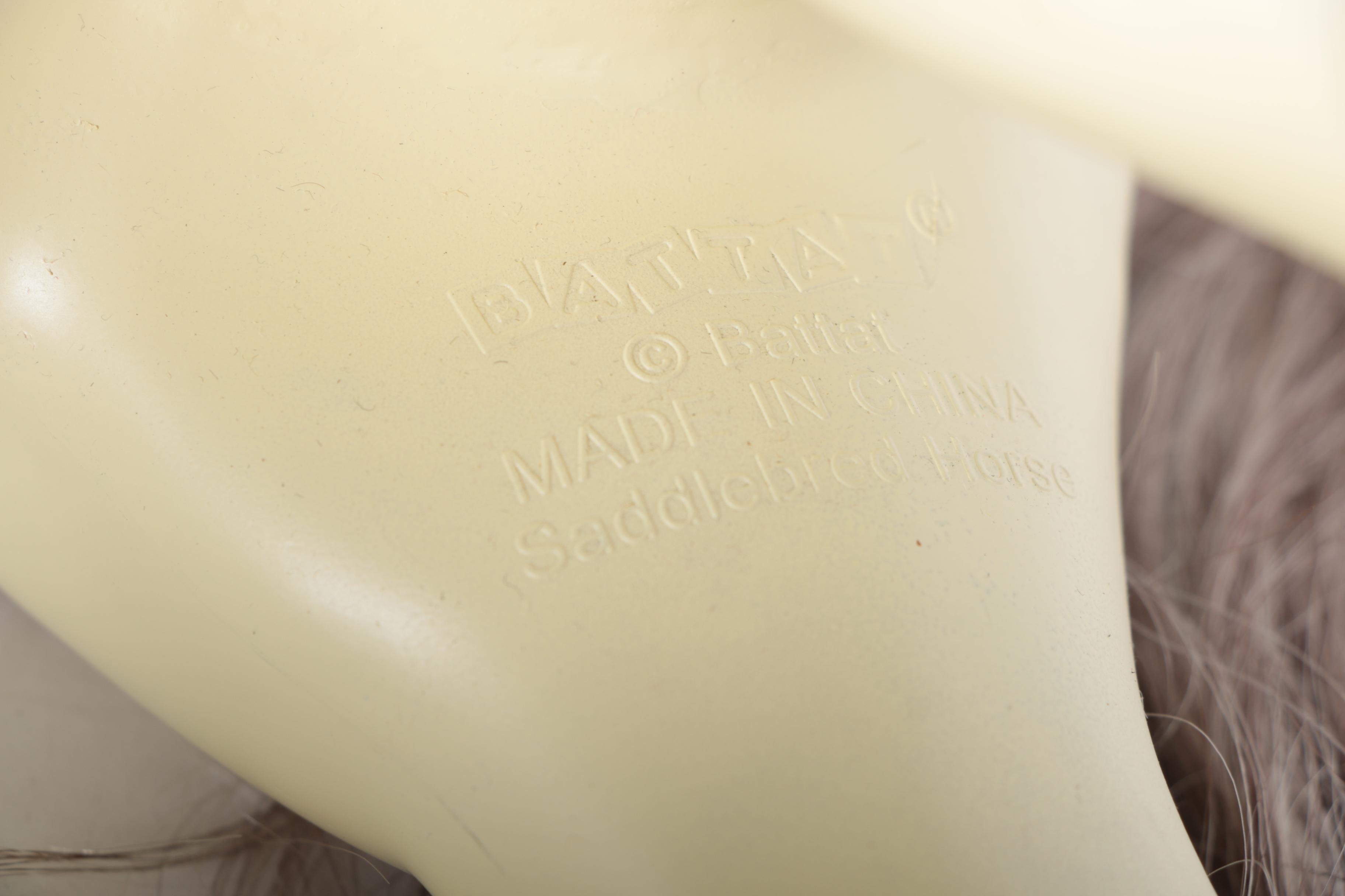 Battat Saddled Horse and a Four Poster Doll Bed