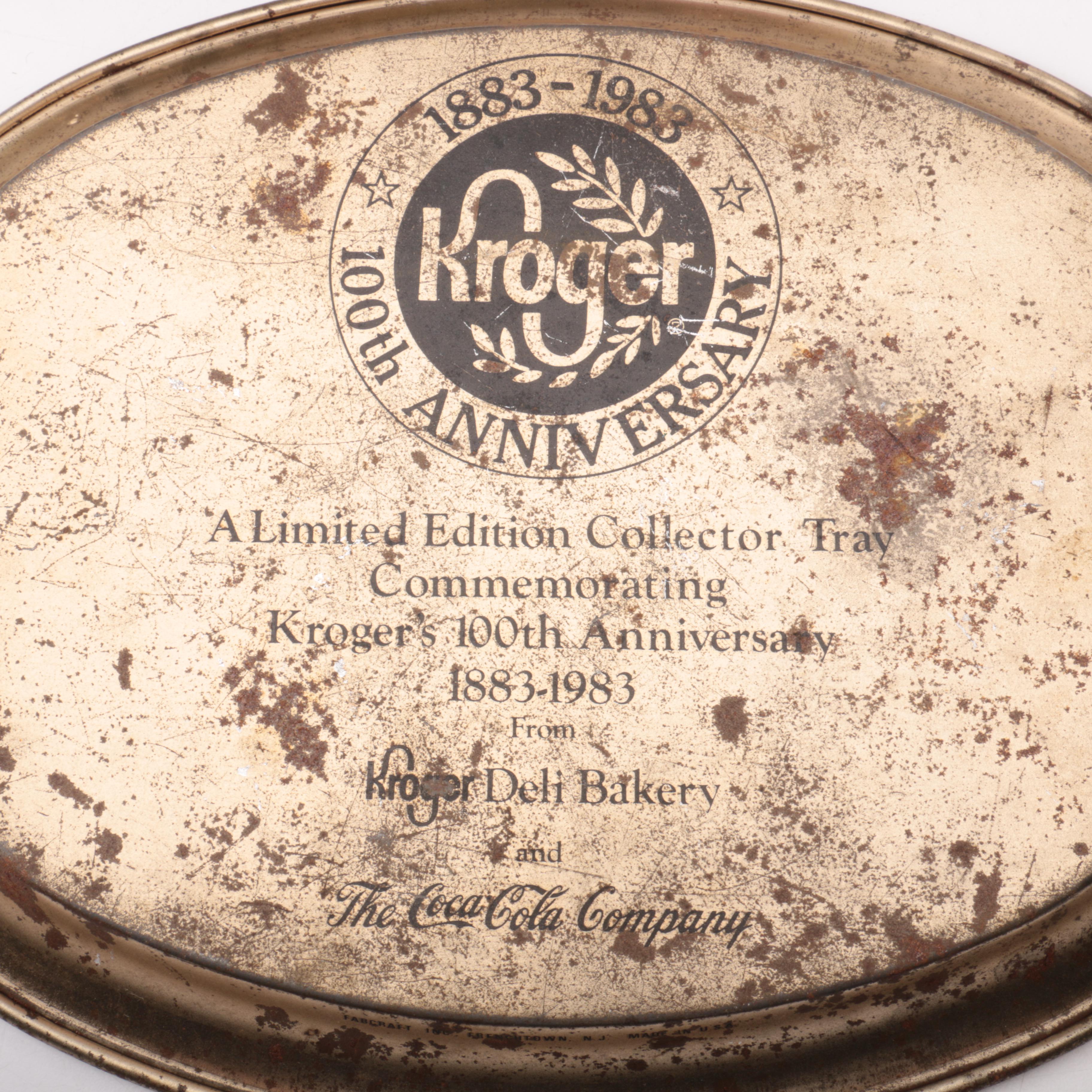 Fischer's Pure Lard and Six Additional Tin Advertising Pieces
