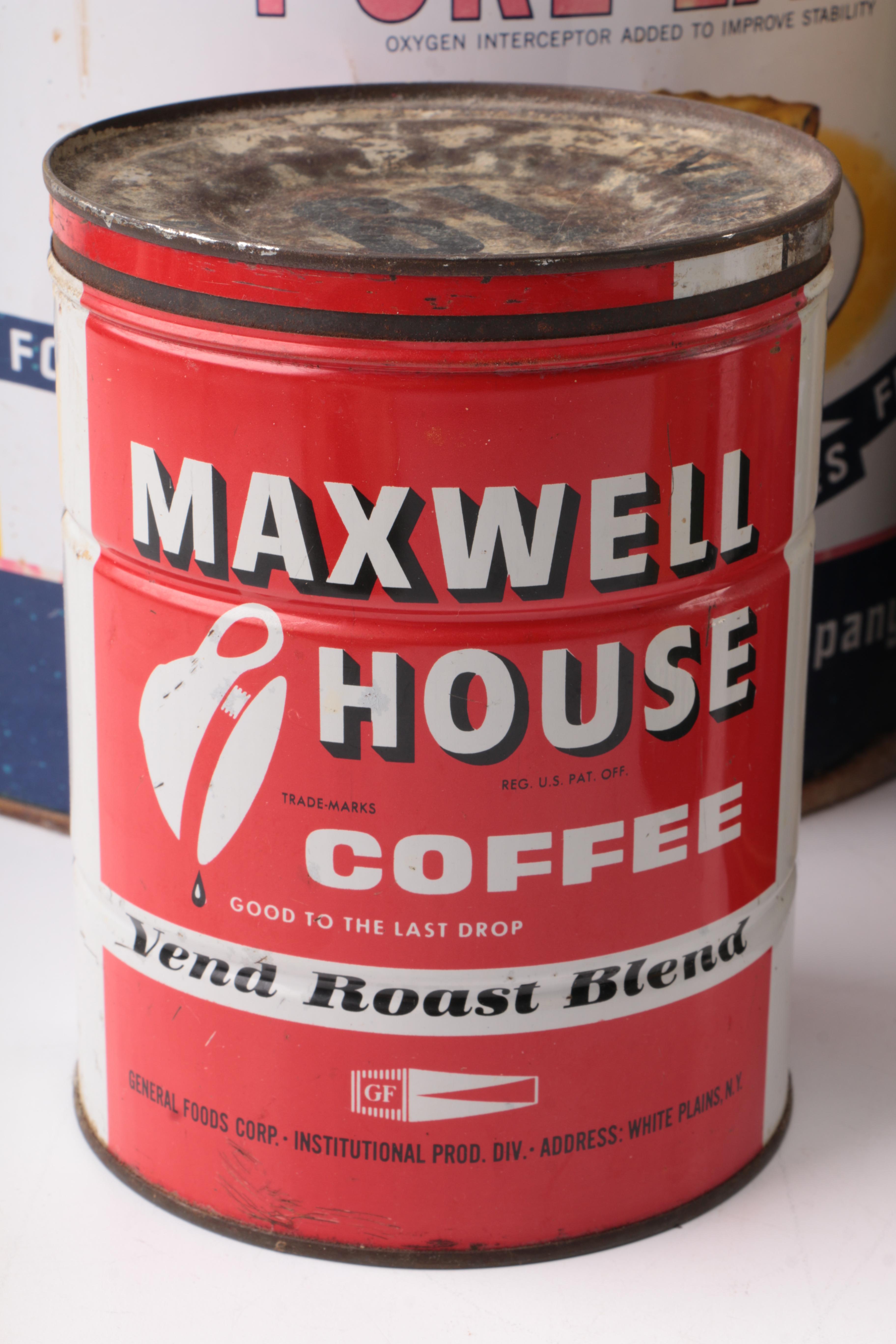 Fischer's Pure Lard and Six Additional Tin Advertising Pieces