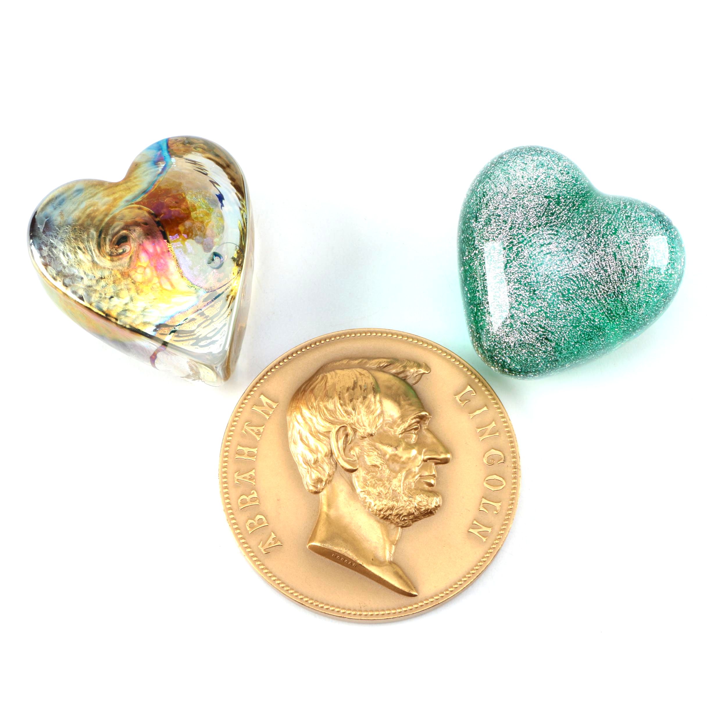 Art Glass and Commemorative Paperweights