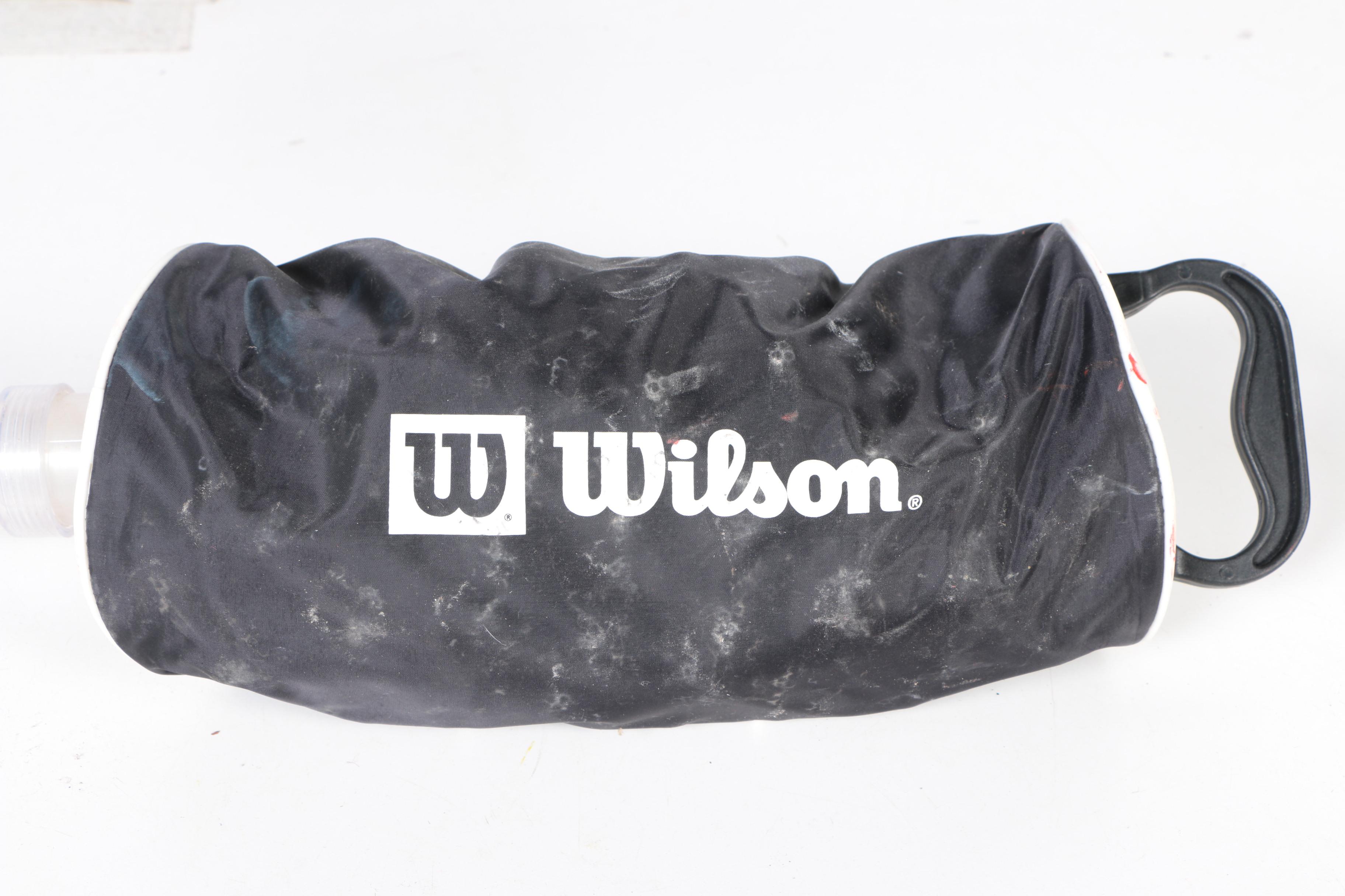 Nike Golf Bag with Clubs & Wilson Shag Bag