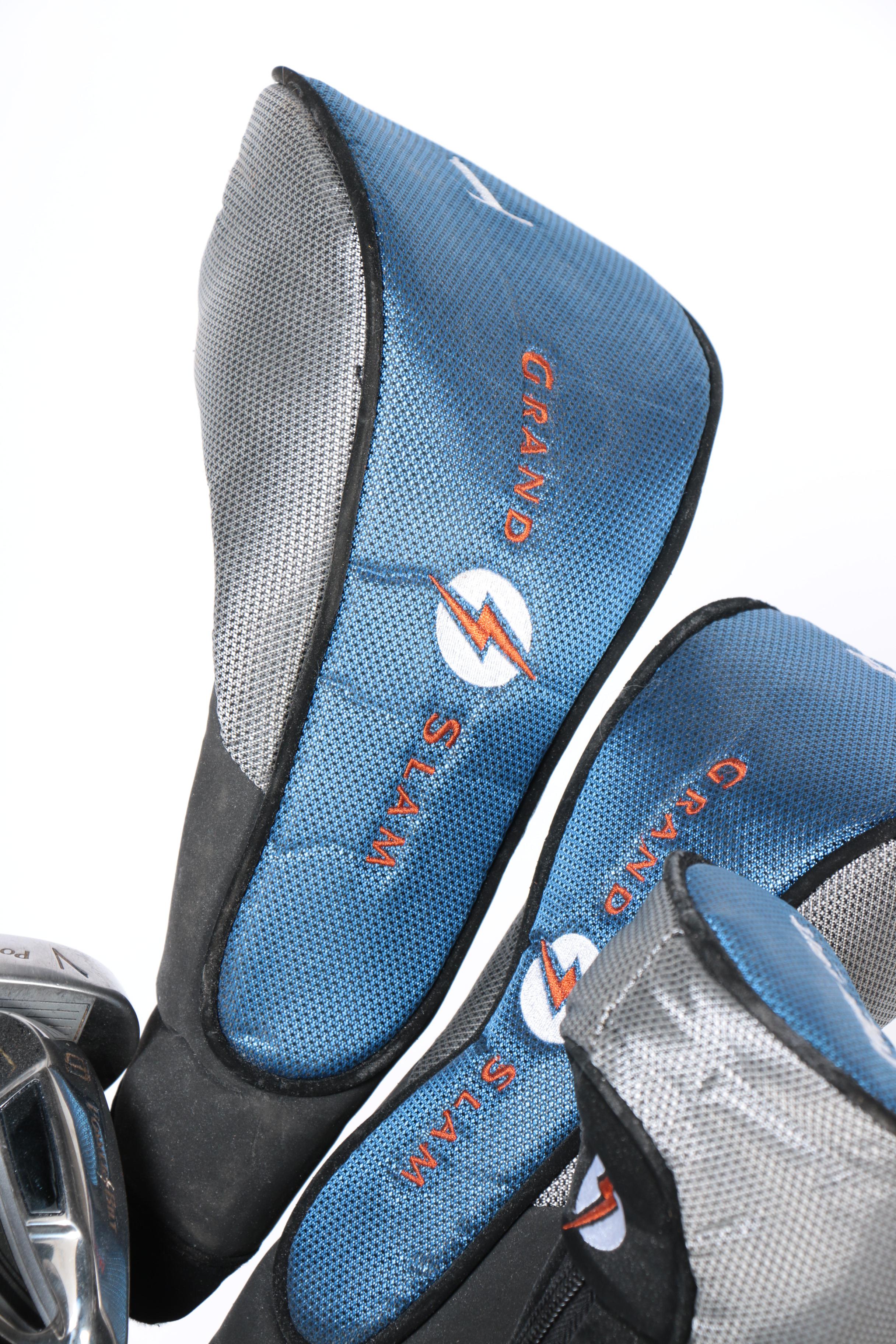 Nike Golf Bag with Clubs & Wilson Shag Bag