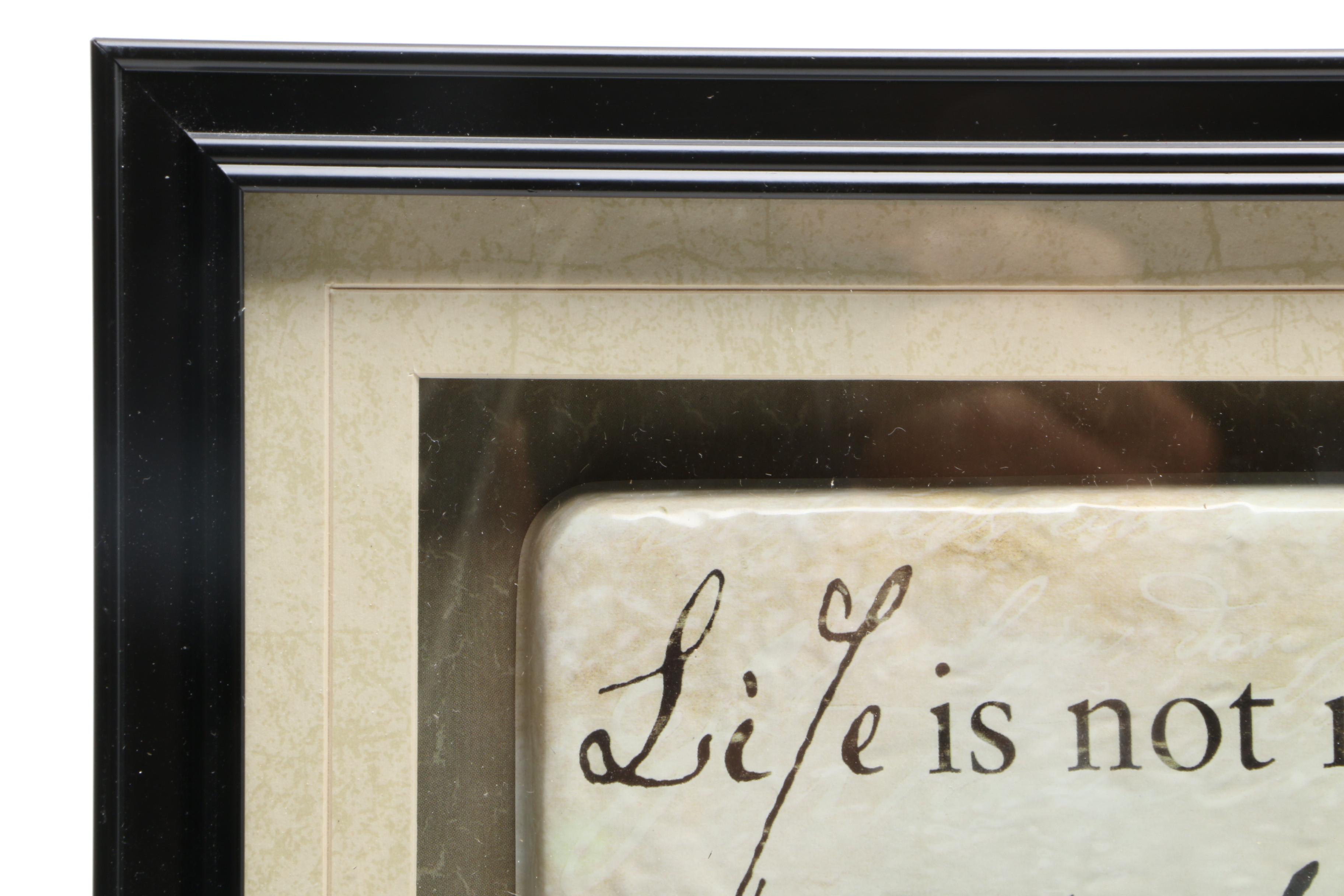 Inspirational Shadow Box Tile Art