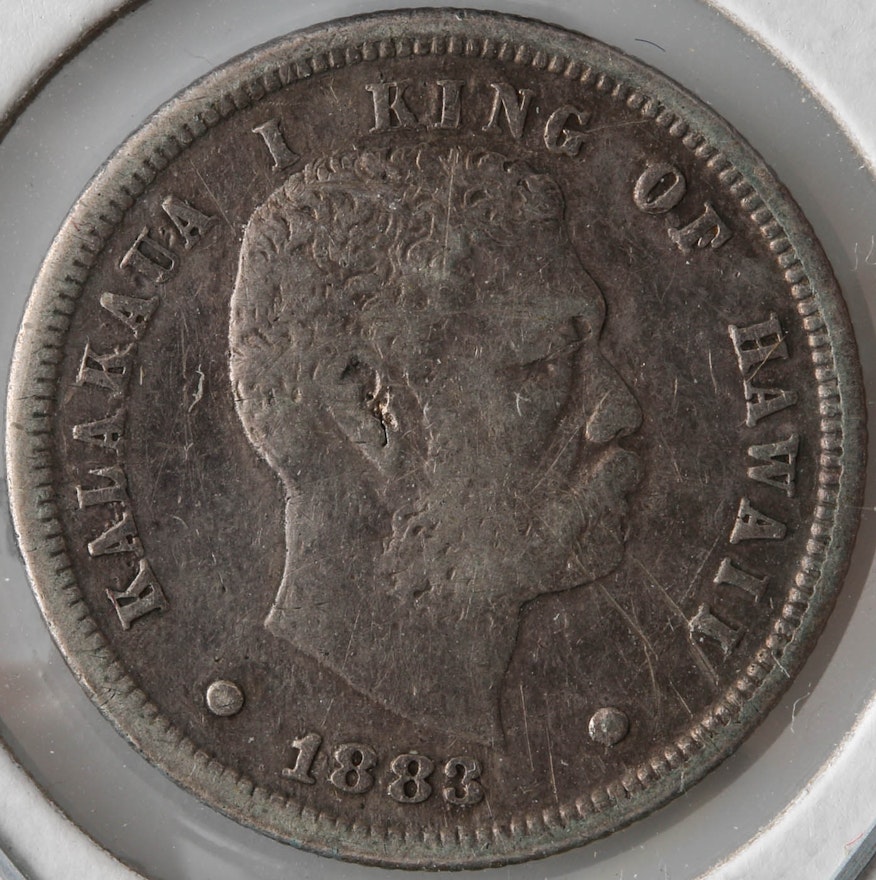 1883 Hawaiian Silver Dime