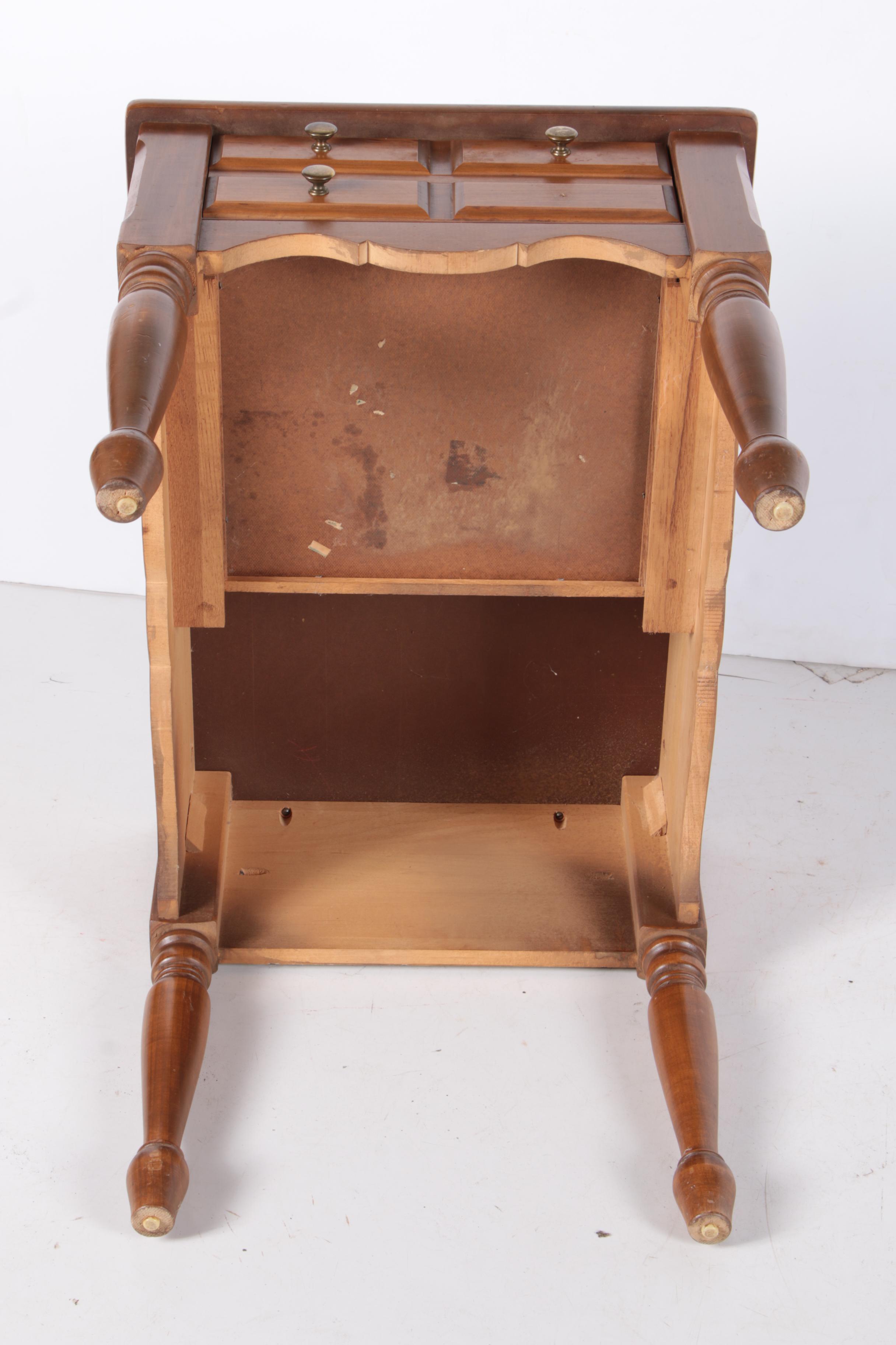 Vintage Federal Style End Table by Mersman