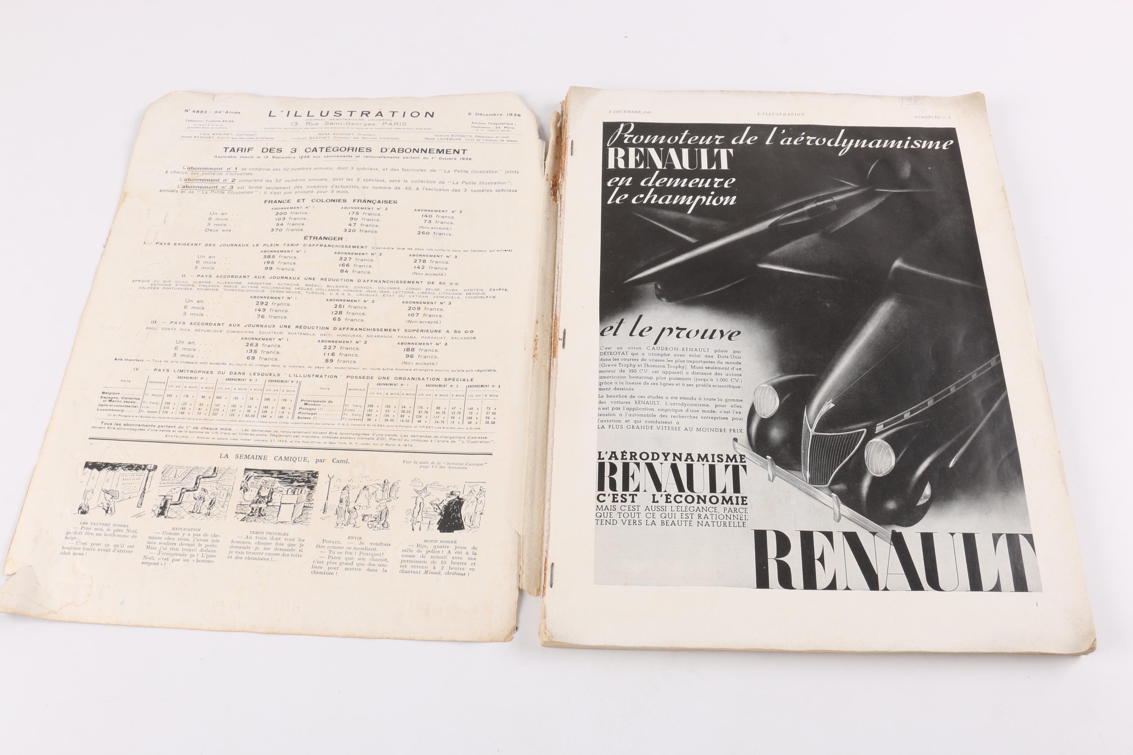 Vintage French "Illustration" Magazines