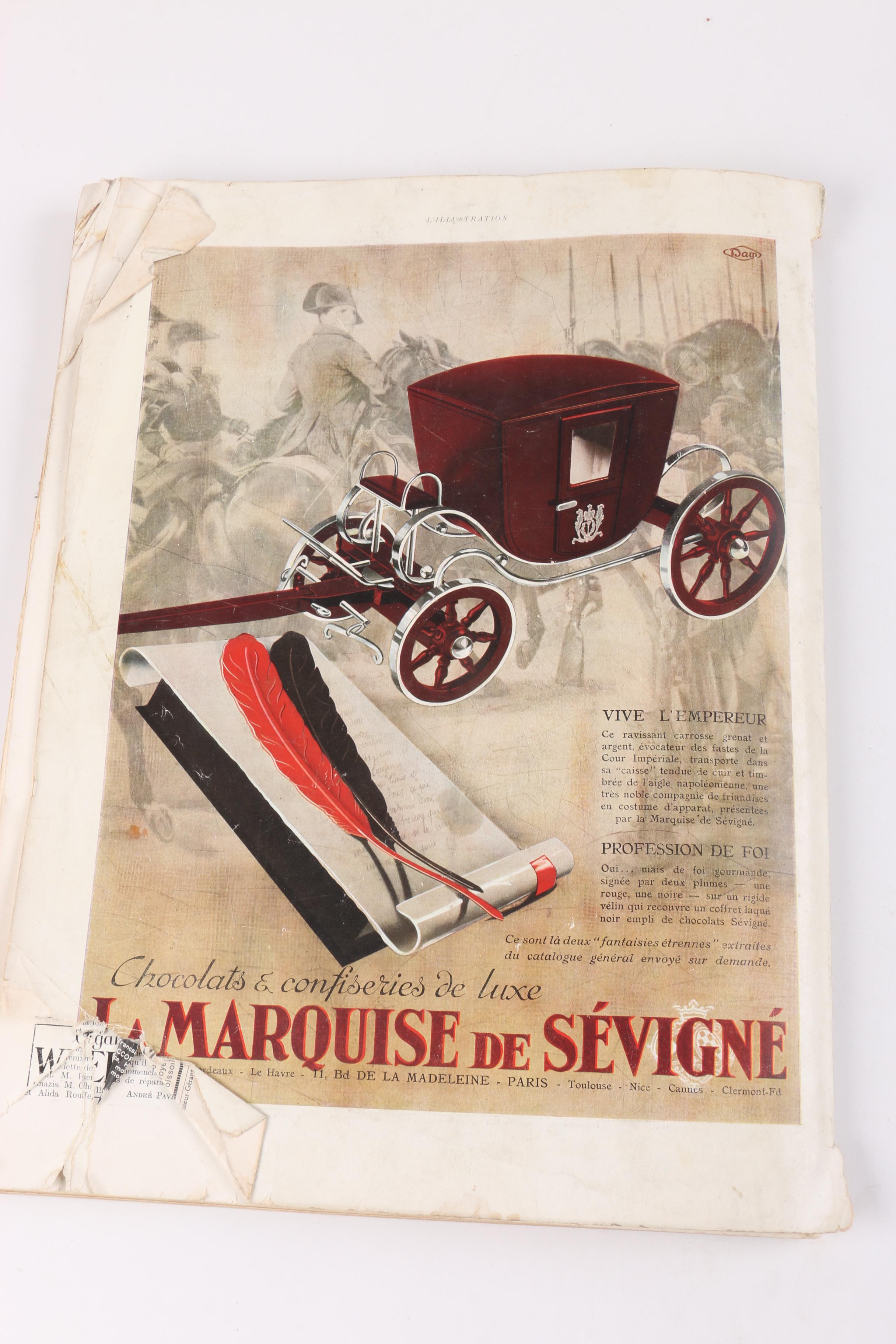 Vintage French "Illustration" Magazines
