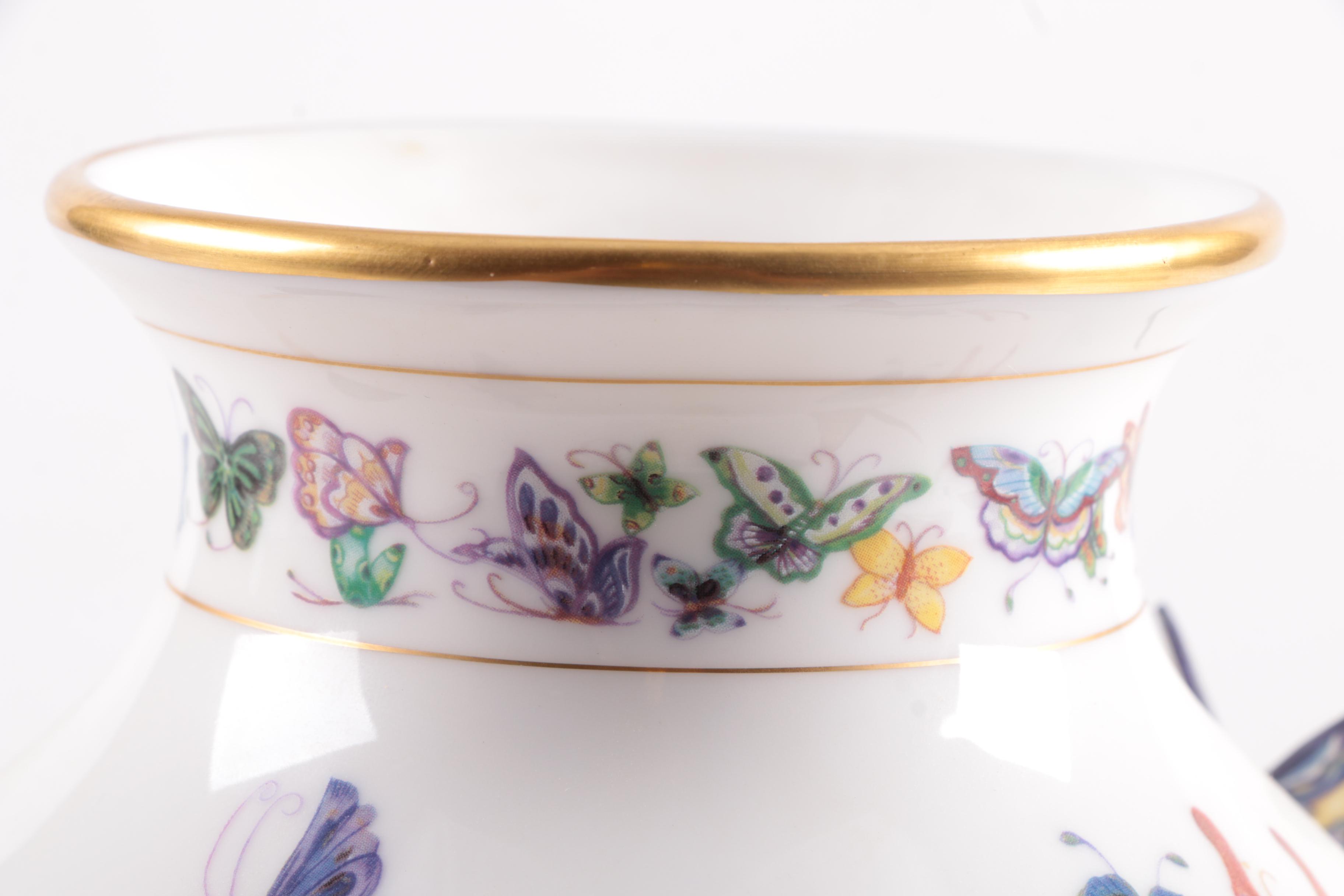 "The Vase of a Hundred Butterflies" by Mei-lin Li for The Franklin Mint