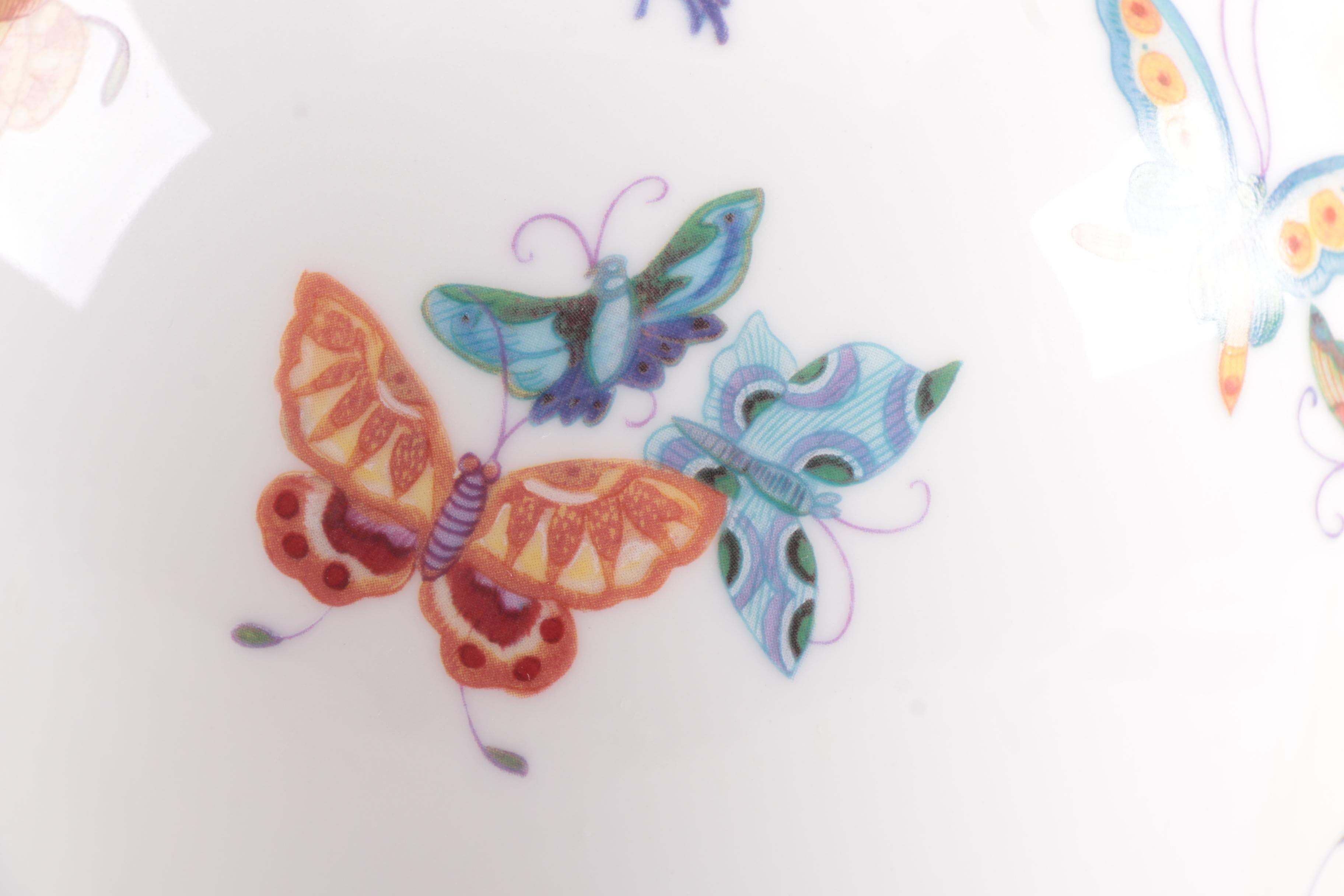 "The Vase of a Hundred Butterflies" by Mei-lin Li for The Franklin Mint