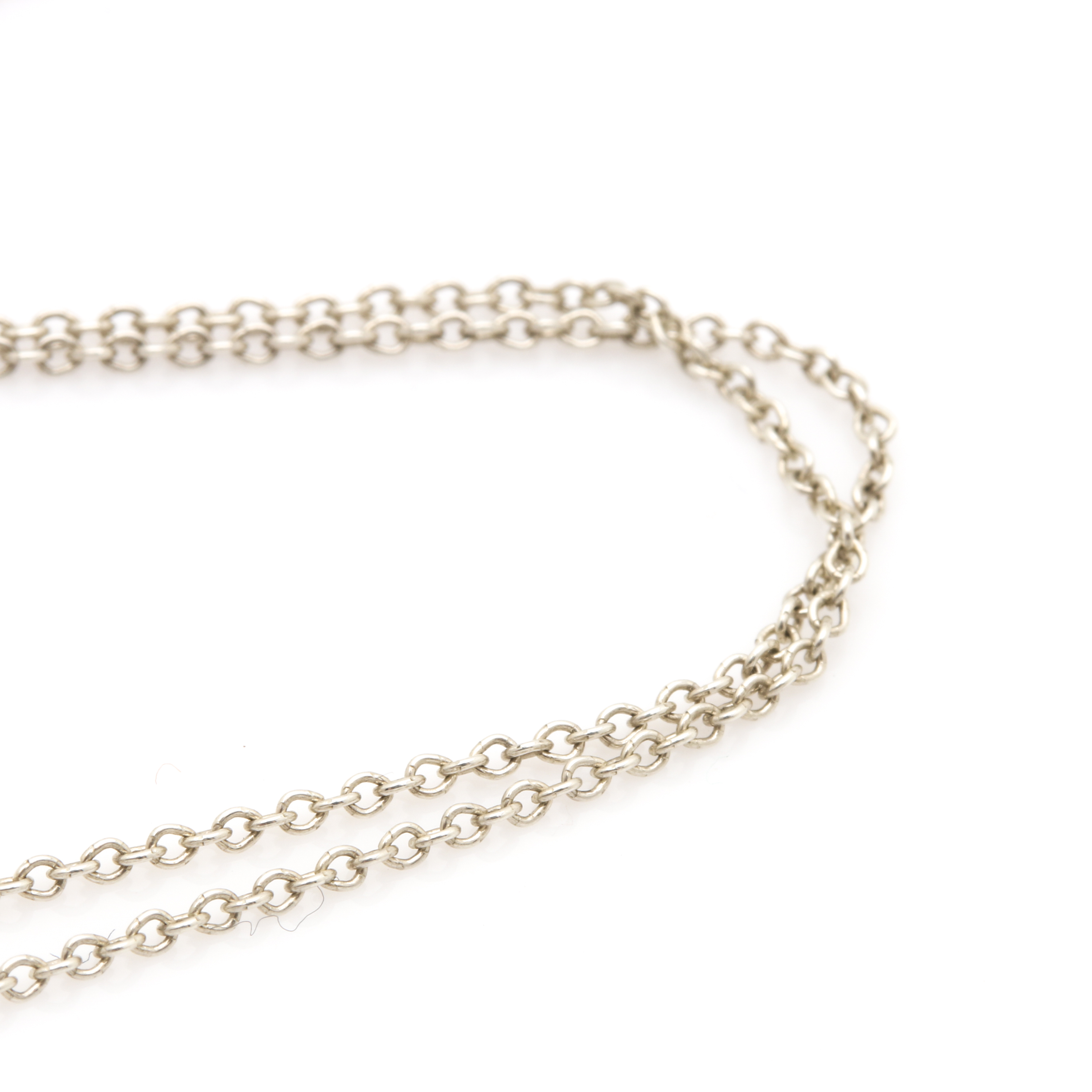 Tiffany & Co. Sterling Silver Rolo Necklace Chain