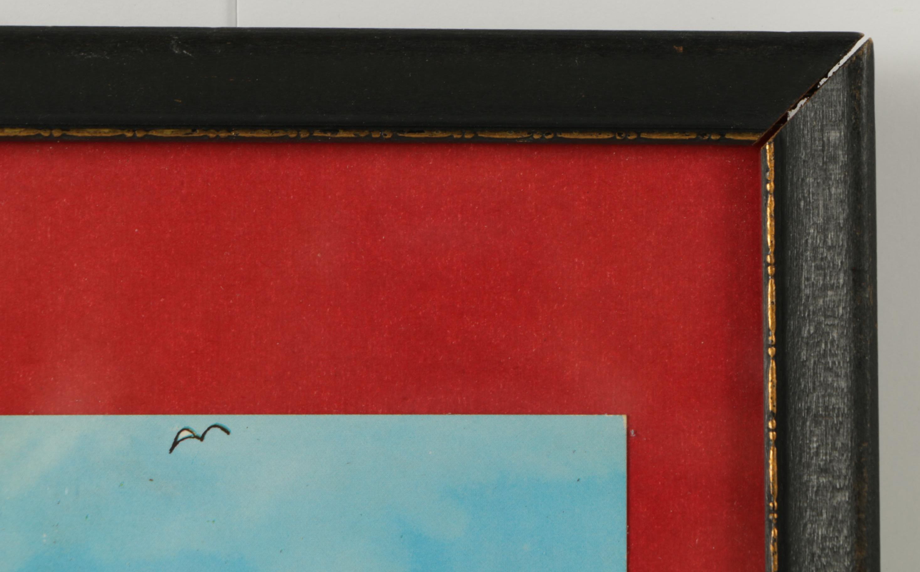 Framed Vintage Mickey Mouse Books and Memorabilia