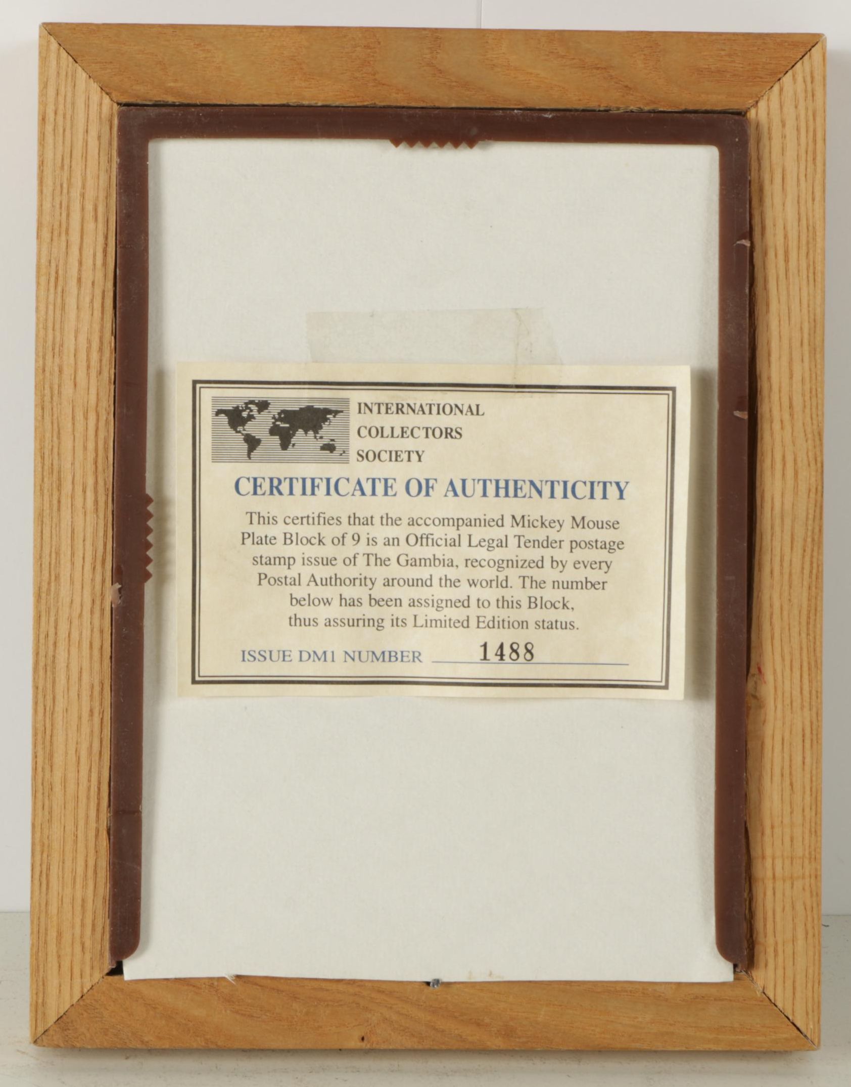 Framed Vintage Mickey Mouse Books and Memorabilia