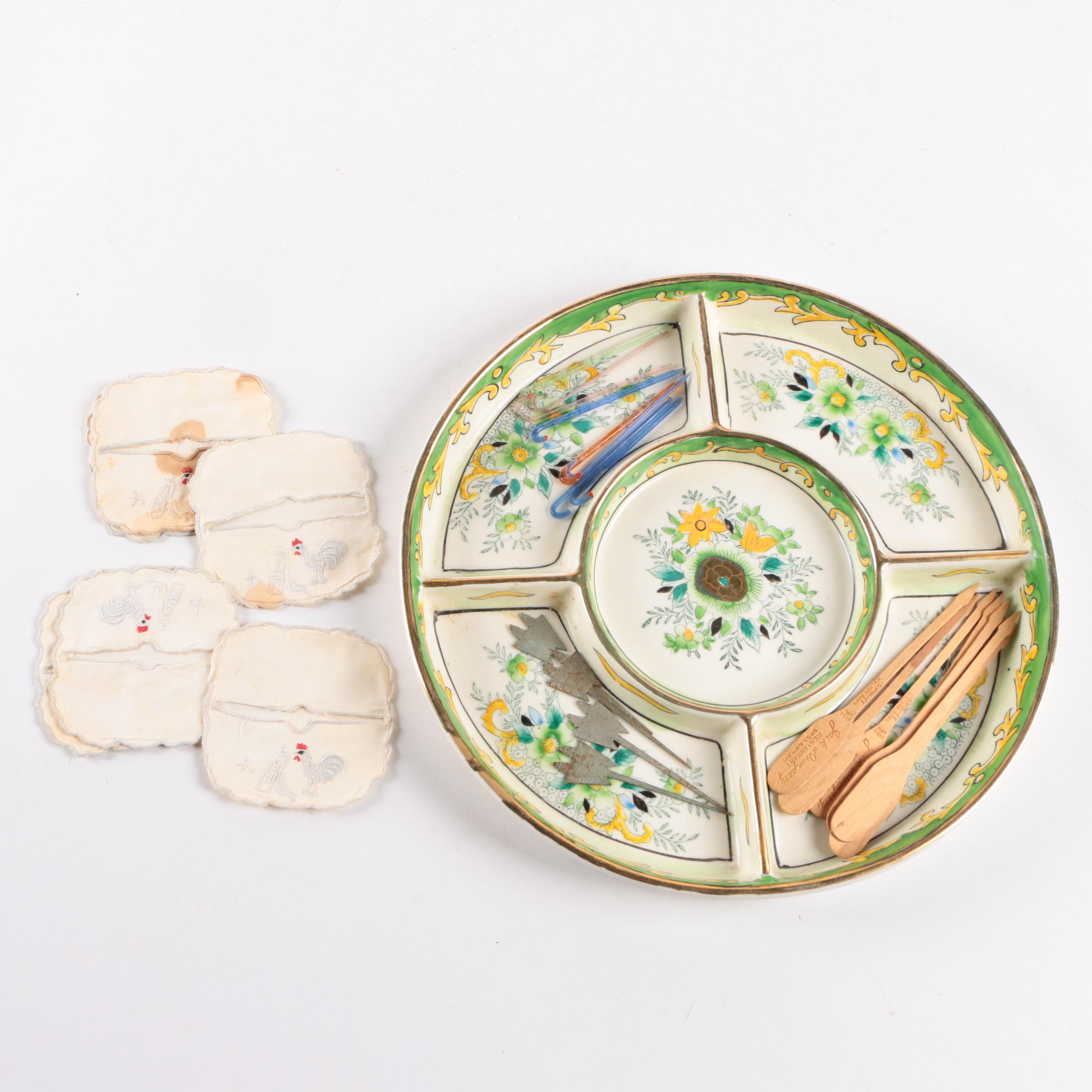 Moriyama Mori-machi Porcelain Appetizer Set