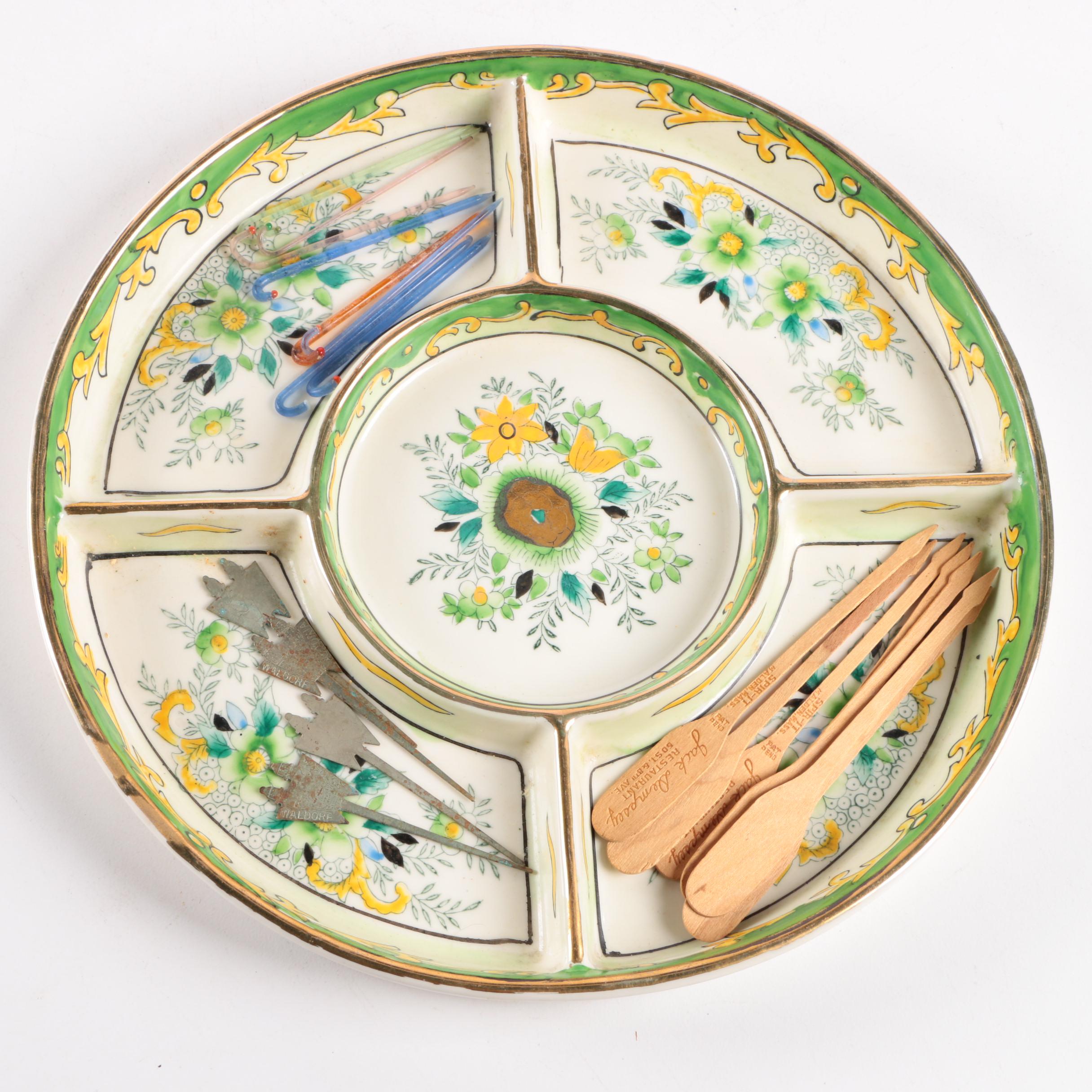 Moriyama Mori-machi Porcelain Appetizer Set