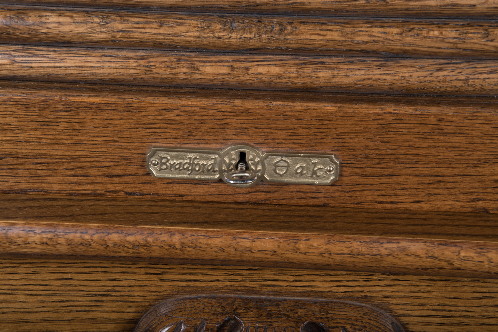 Oak Roll Top Desk from Bradford Oak