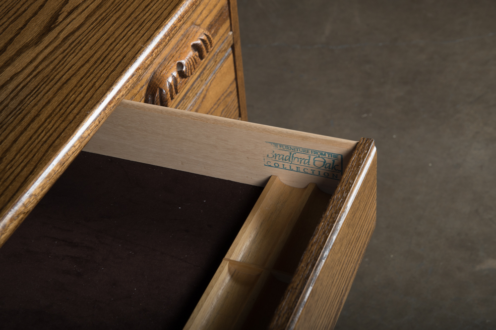 Oak Roll Top Desk from Bradford Oak