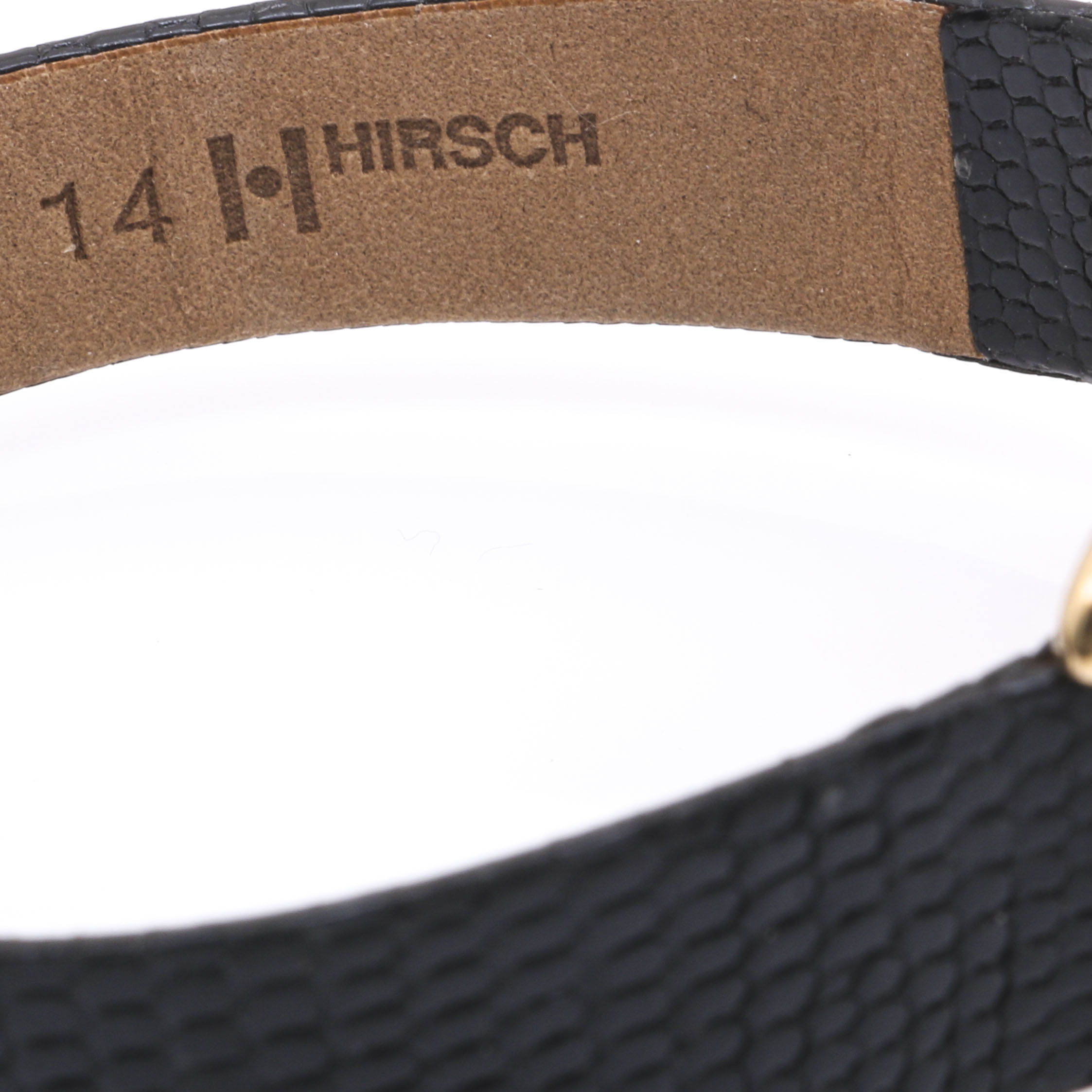 Hamilton Gold Filled Leather Strap Watch