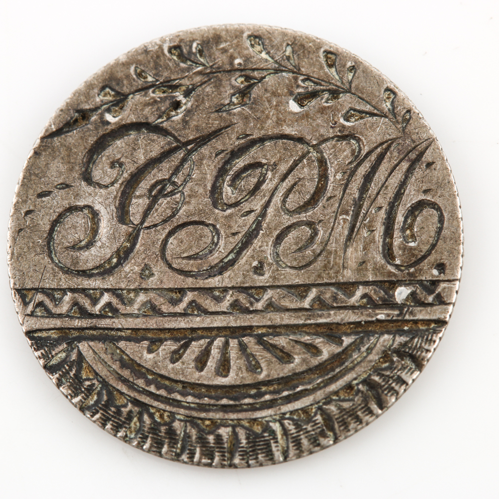 Four Seated Dime Love Tokens