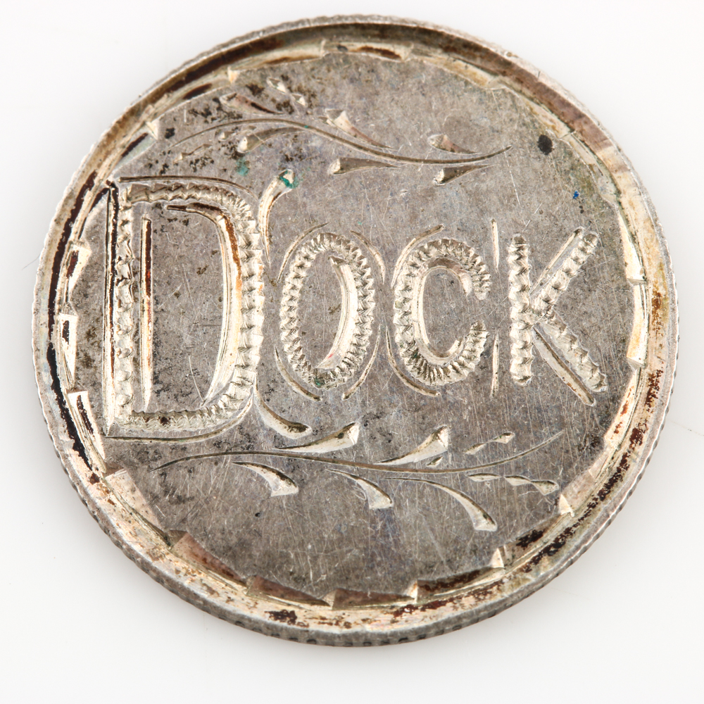 Four Seated Dime Love Tokens