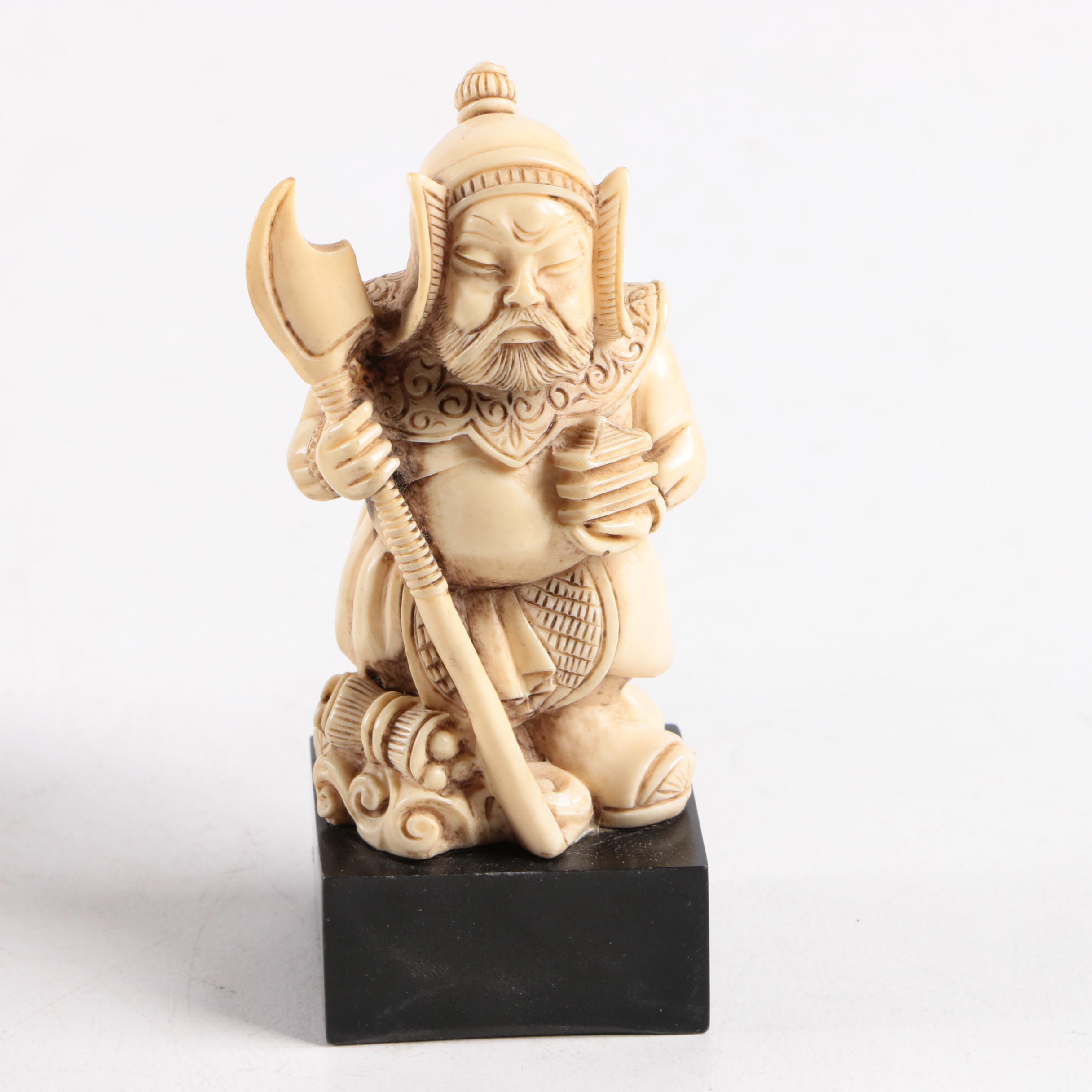 Asian Inspired Ornate Old Man Figurines
