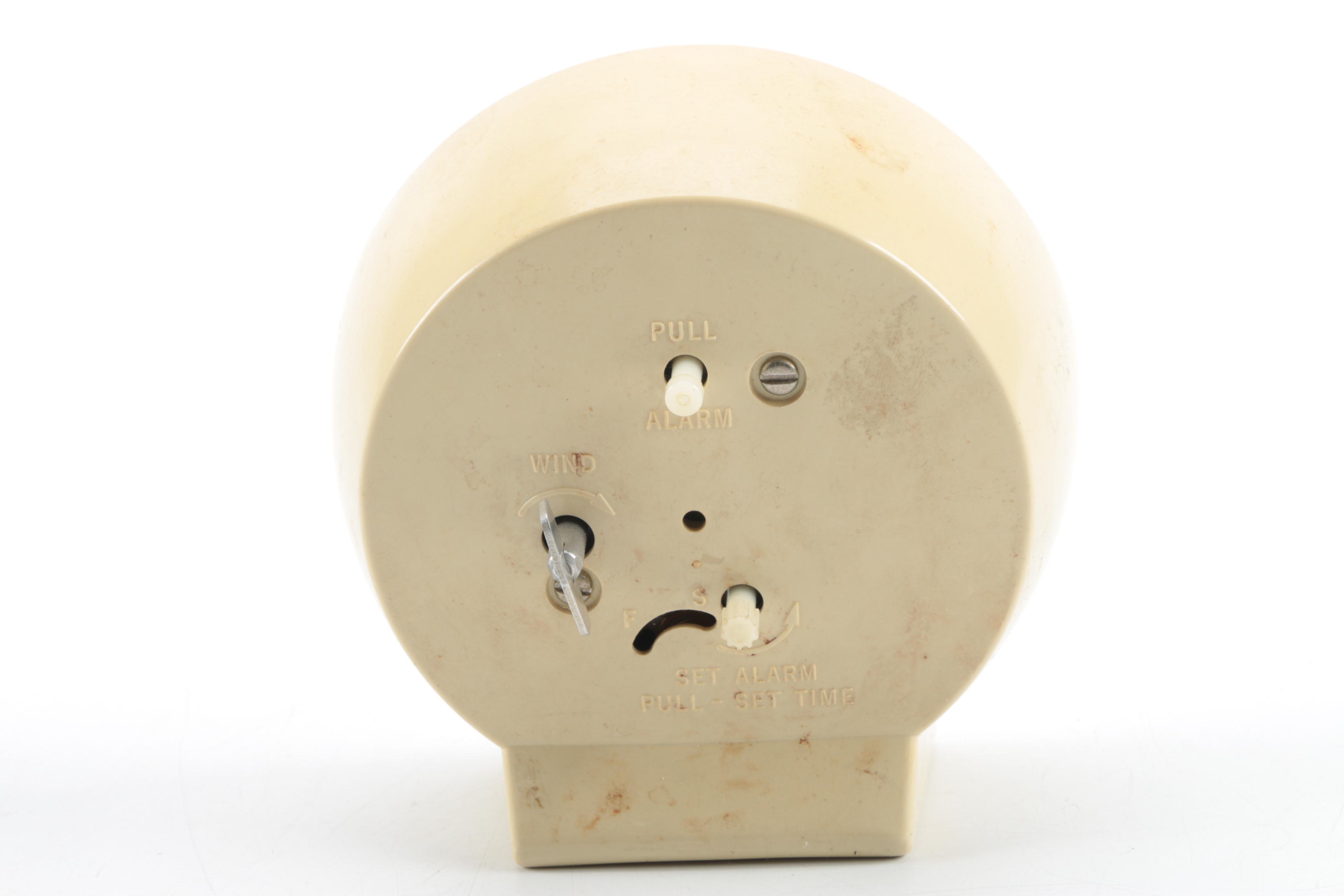 Vintage Ted Williams Shelf Clock and Root Beer Bottle