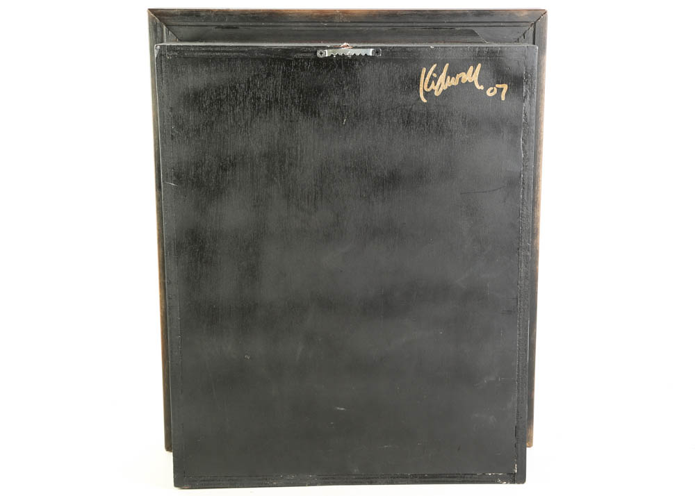 Karen Didion-Style Vintage Santa Shadowbox