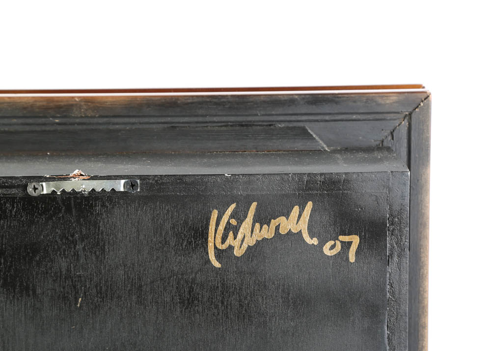 Karen Didion-Style Vintage Santa Shadowbox