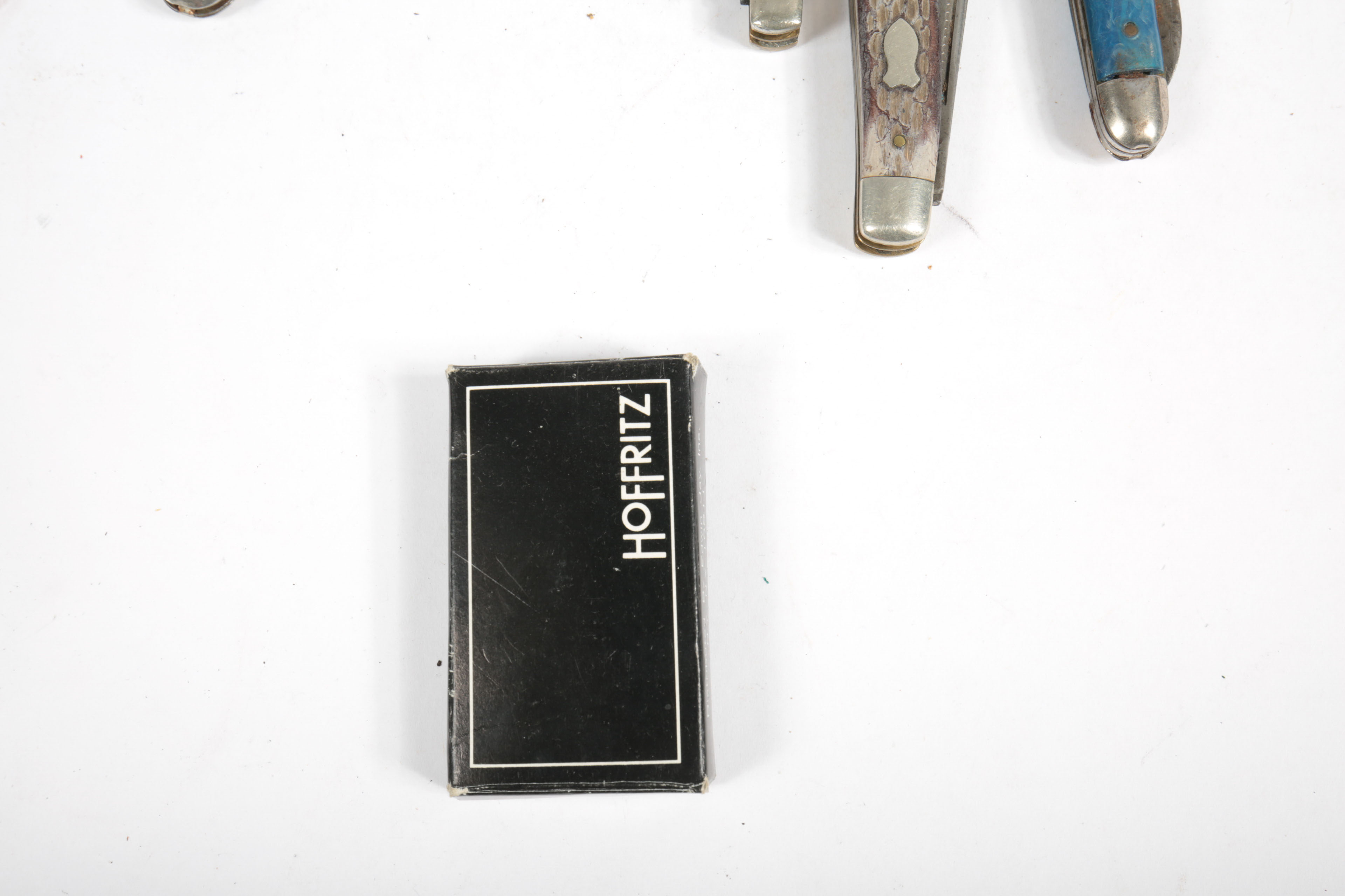 Variety of Vintage and Antique Pocket Knives