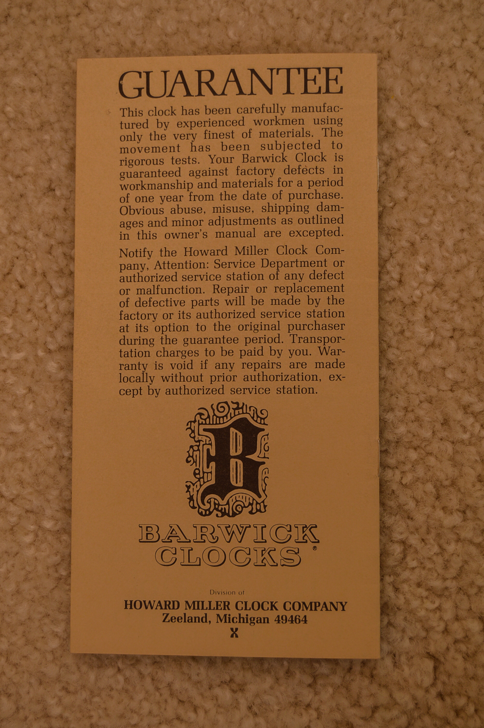 Emperor Grandfather Clock