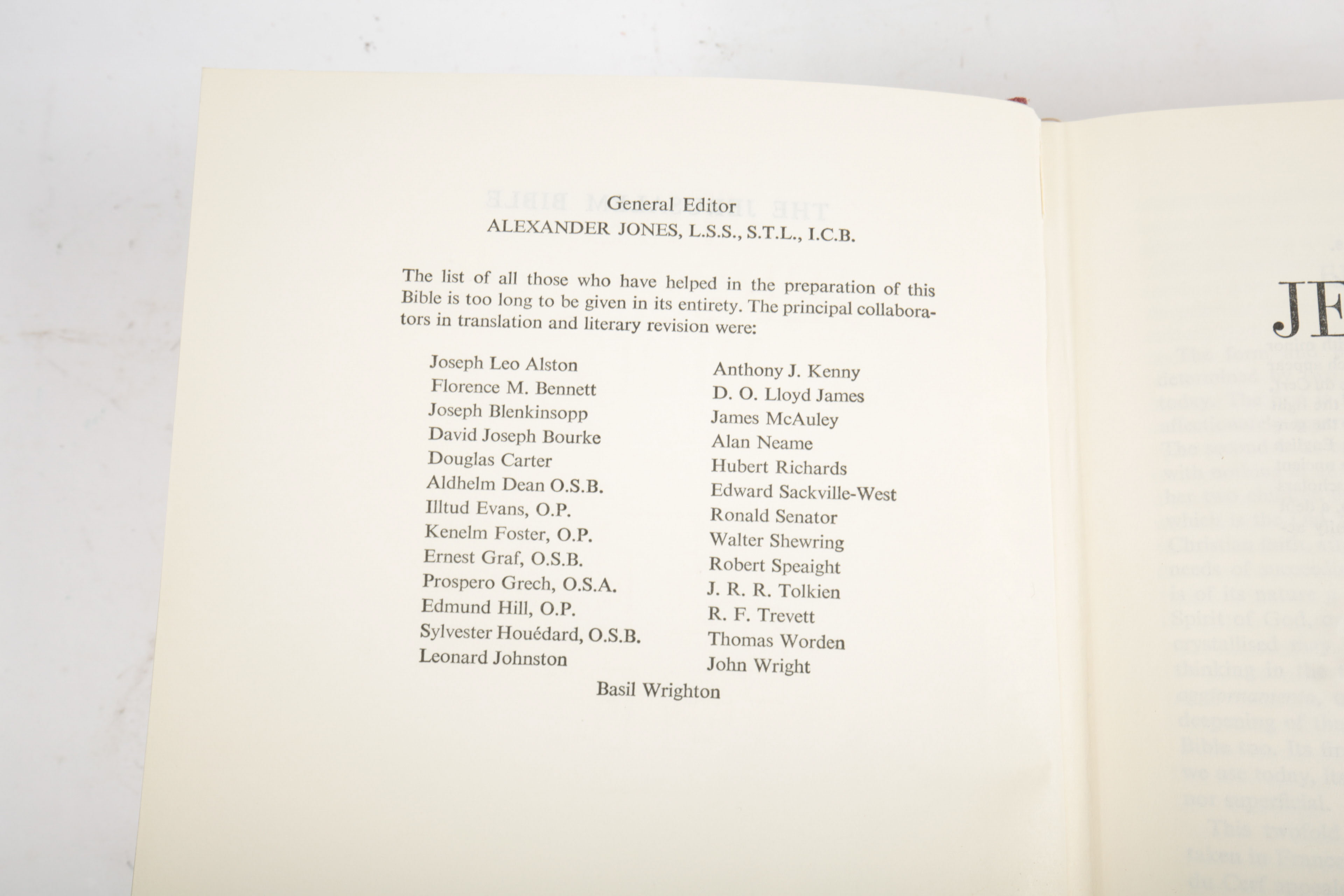 1966 " The Jerusalem Bible" with Slipcase