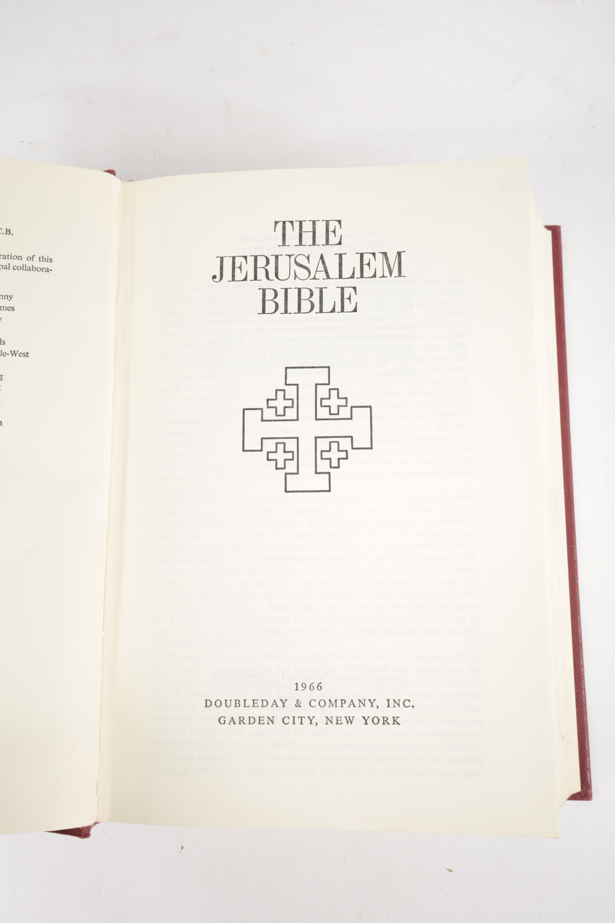 1966 " The Jerusalem Bible" with Slipcase